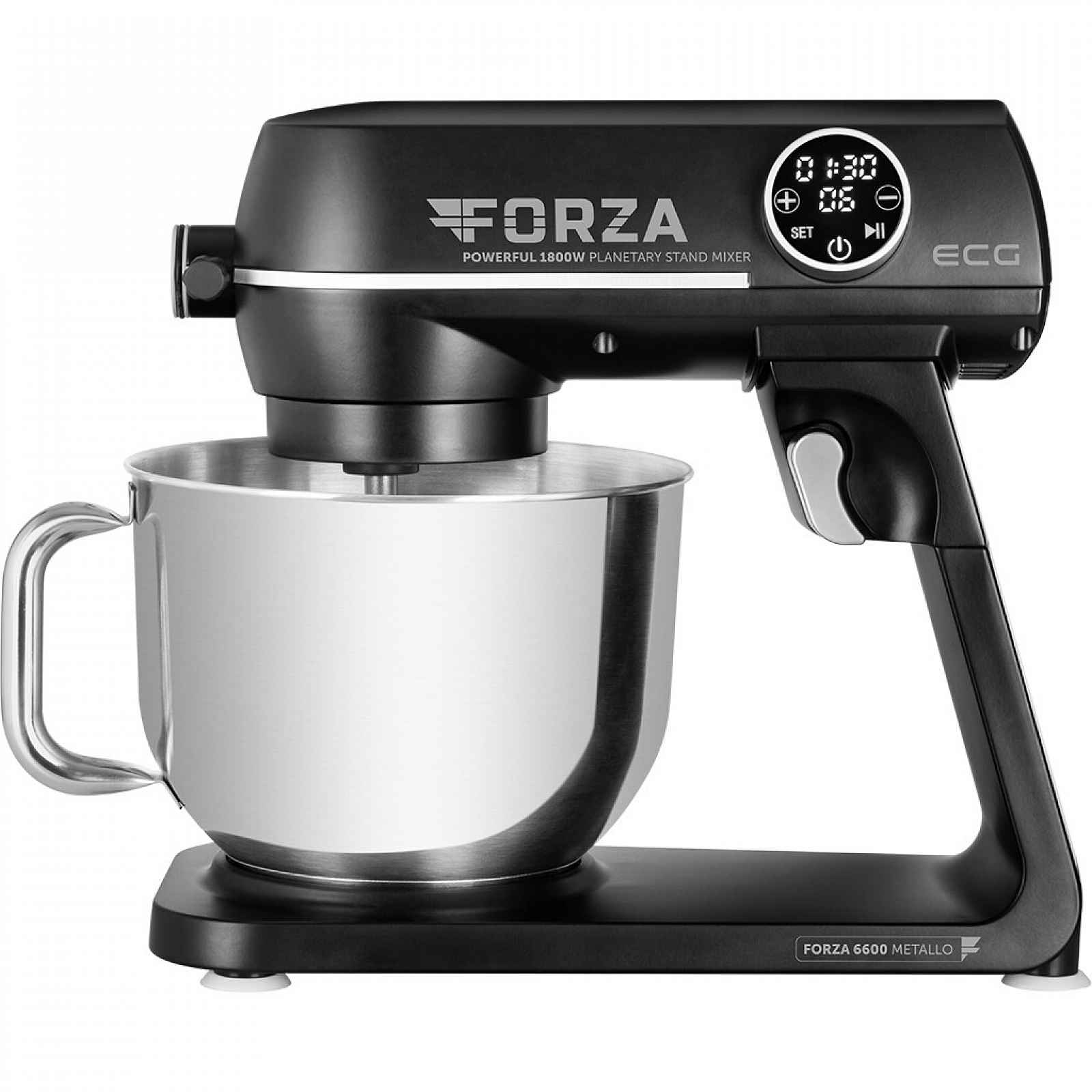 ECG Forza 6600 kuchyňský robot Metallo Nero