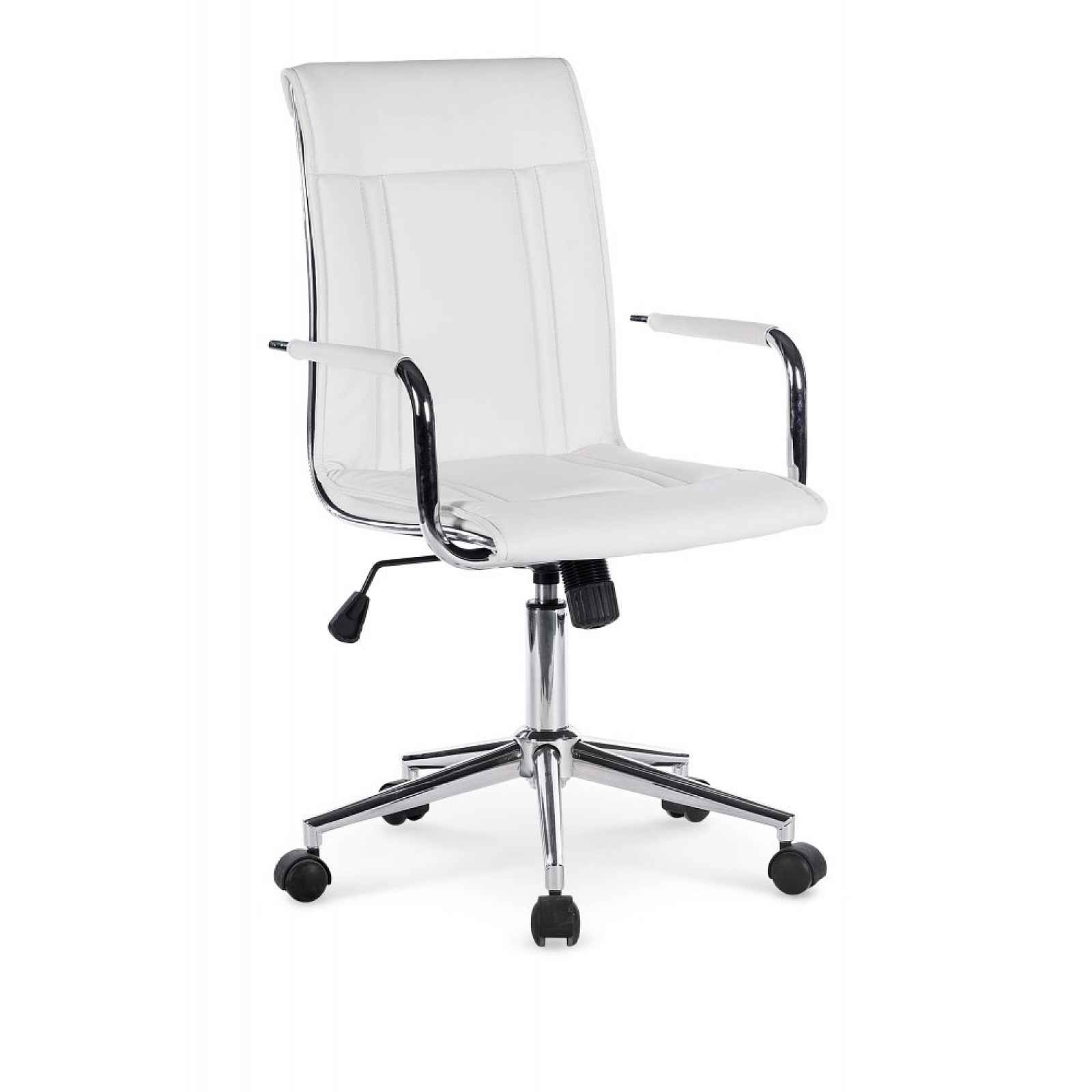 Kancelářská židle PORTO 2 eko kůže bílá Halmar - 44 cm