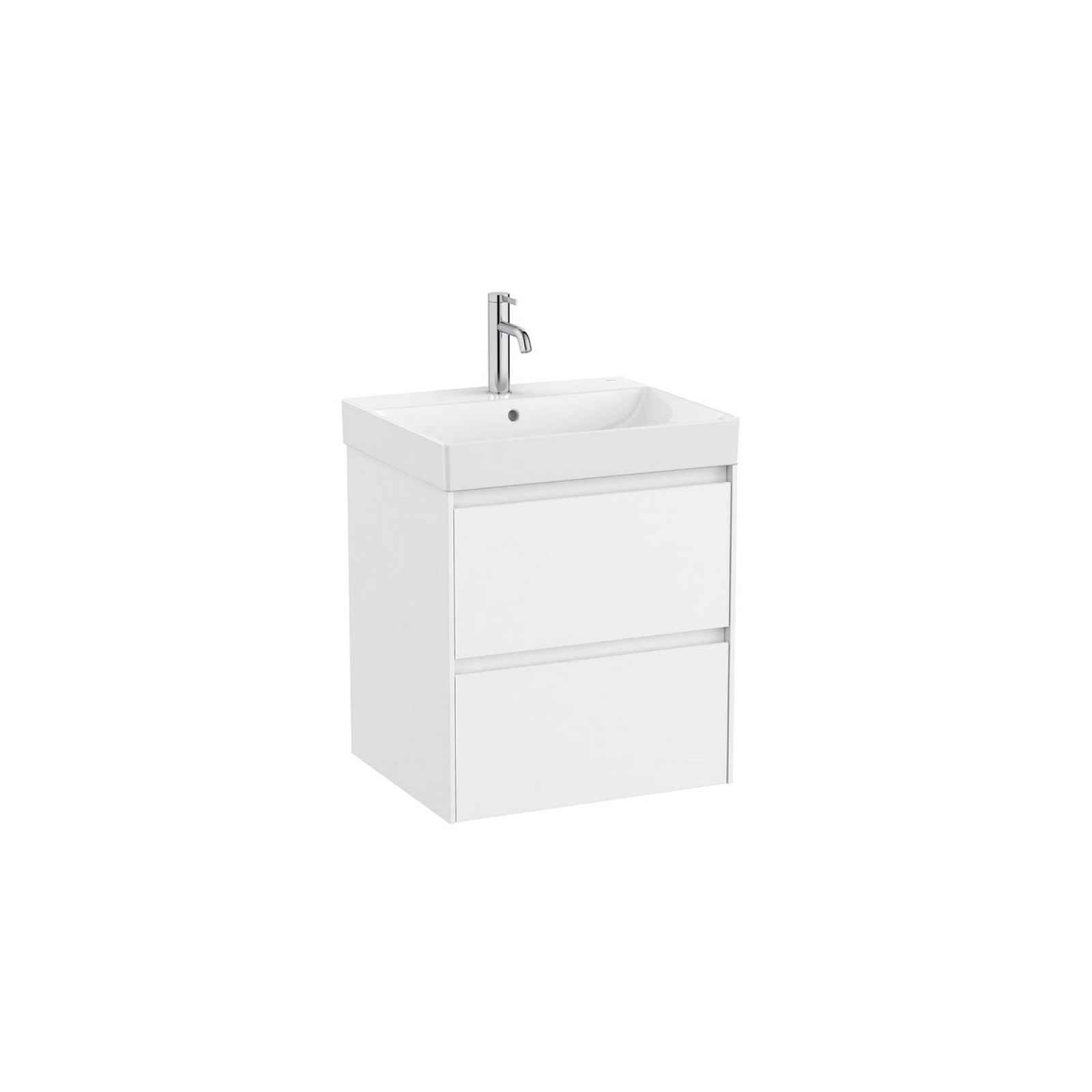 Koupelnová skříňka s umyvadlem Roca Ona 55x64,5x46 cm bílá mat ONA552ZBM