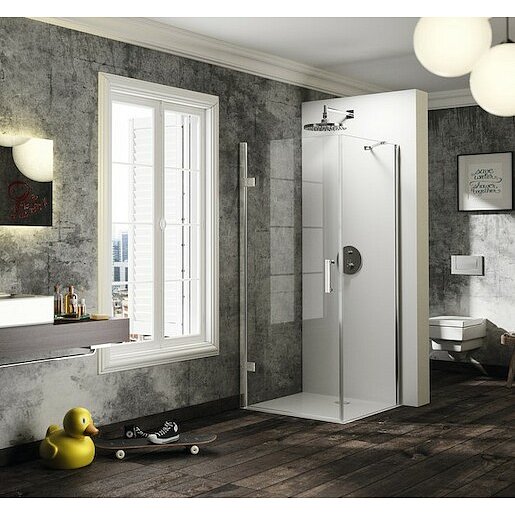 Sprchové dveře 75x200 cm levá Huppe Solva pure chrom lesklý ST2501.092.322