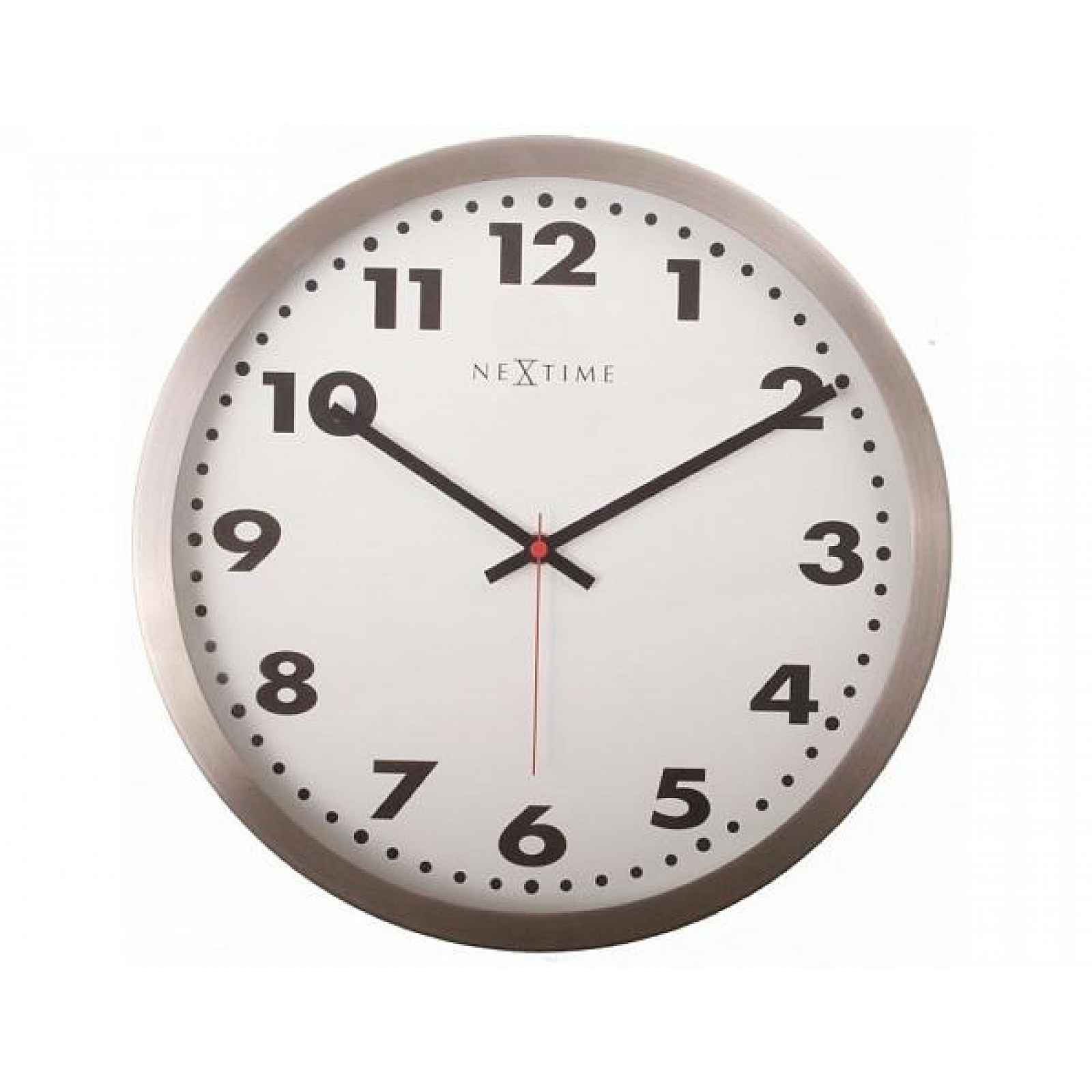 Designové nástěnné hodiny 2521 Nextime Arabic white 34cm