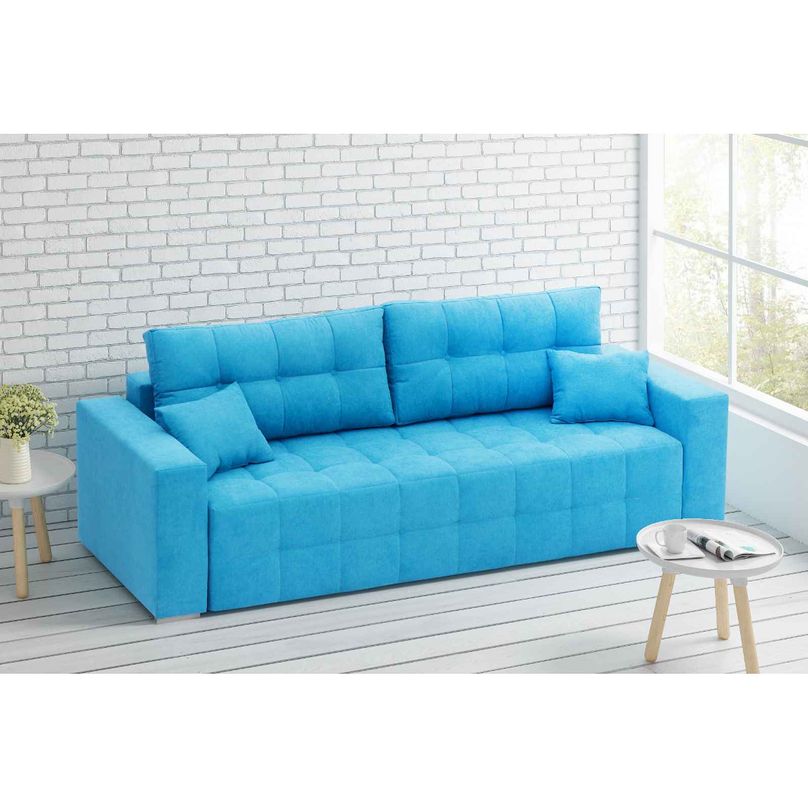 Moderní pohovka Big Sofa, tyrkysová