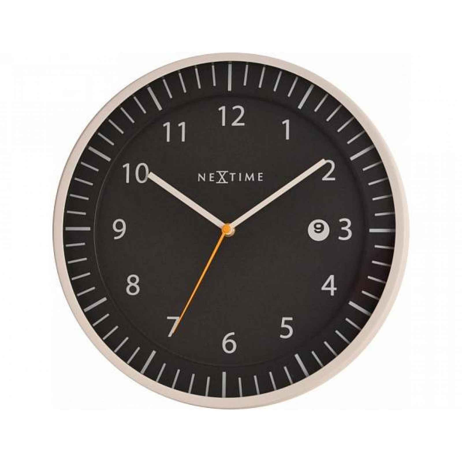 Designové nástěnné hodiny 3058zw Nextime Quick 35cm