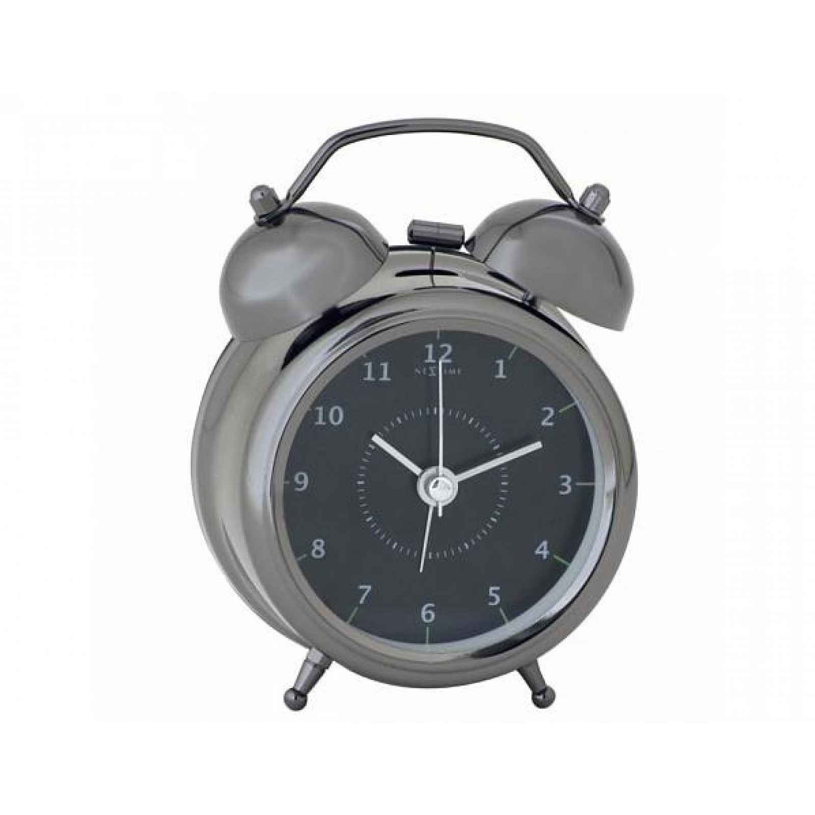 Designový budík 5111zw Nextime Wake Up 12cm