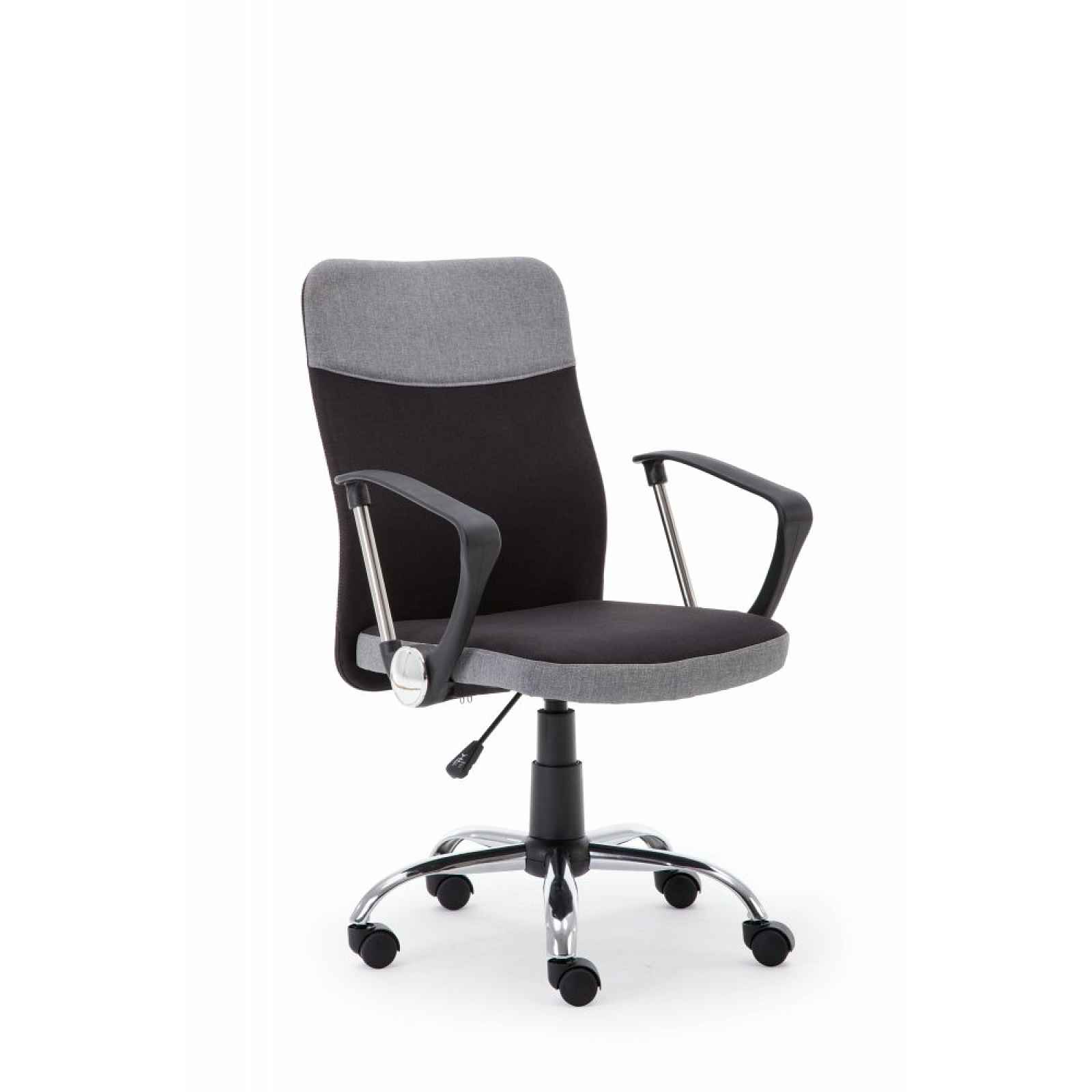 Kancelářská židle TOPIC šedá / černá Halmar - 57 cm