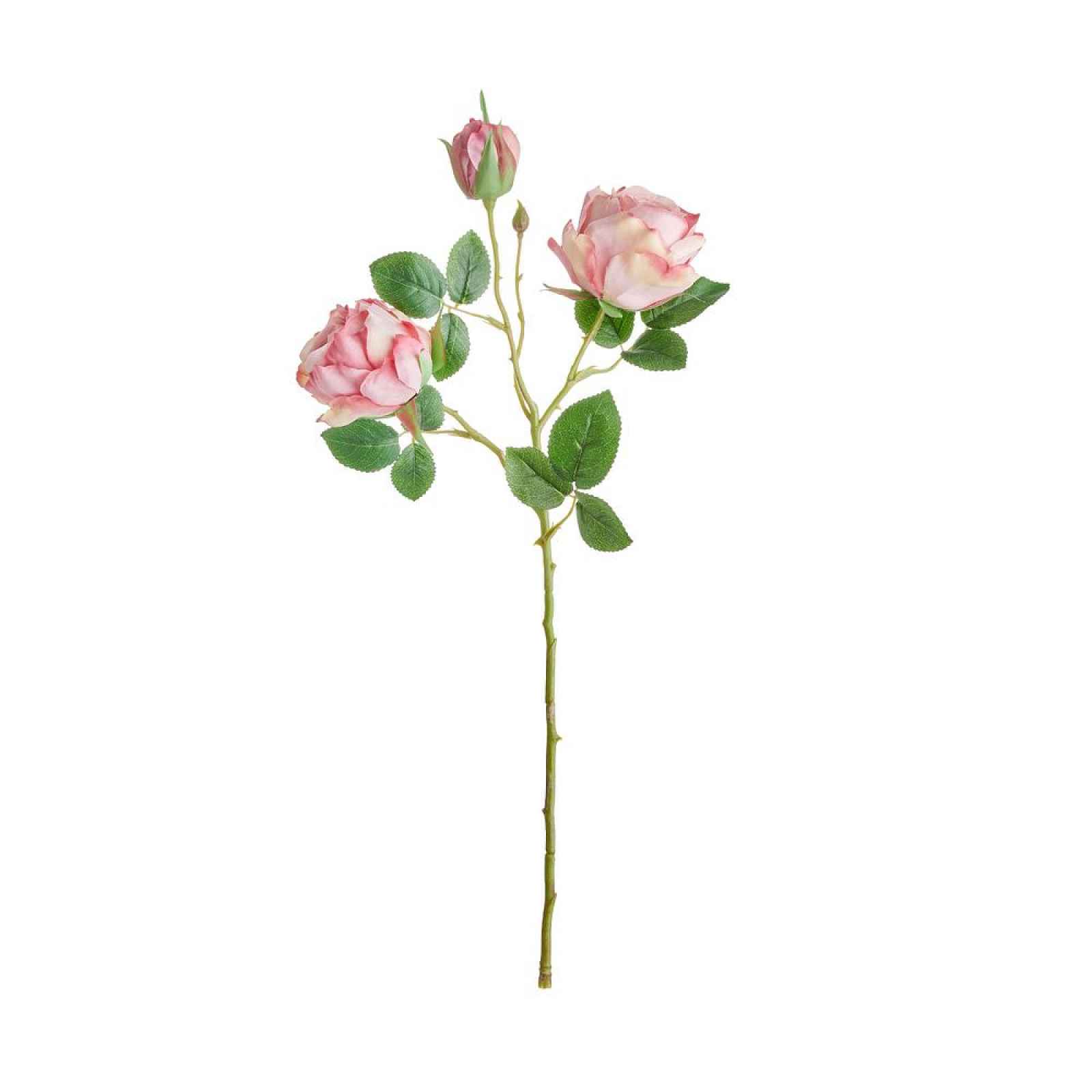 Butlers FLORISTA Růže větvička - sv.růžová