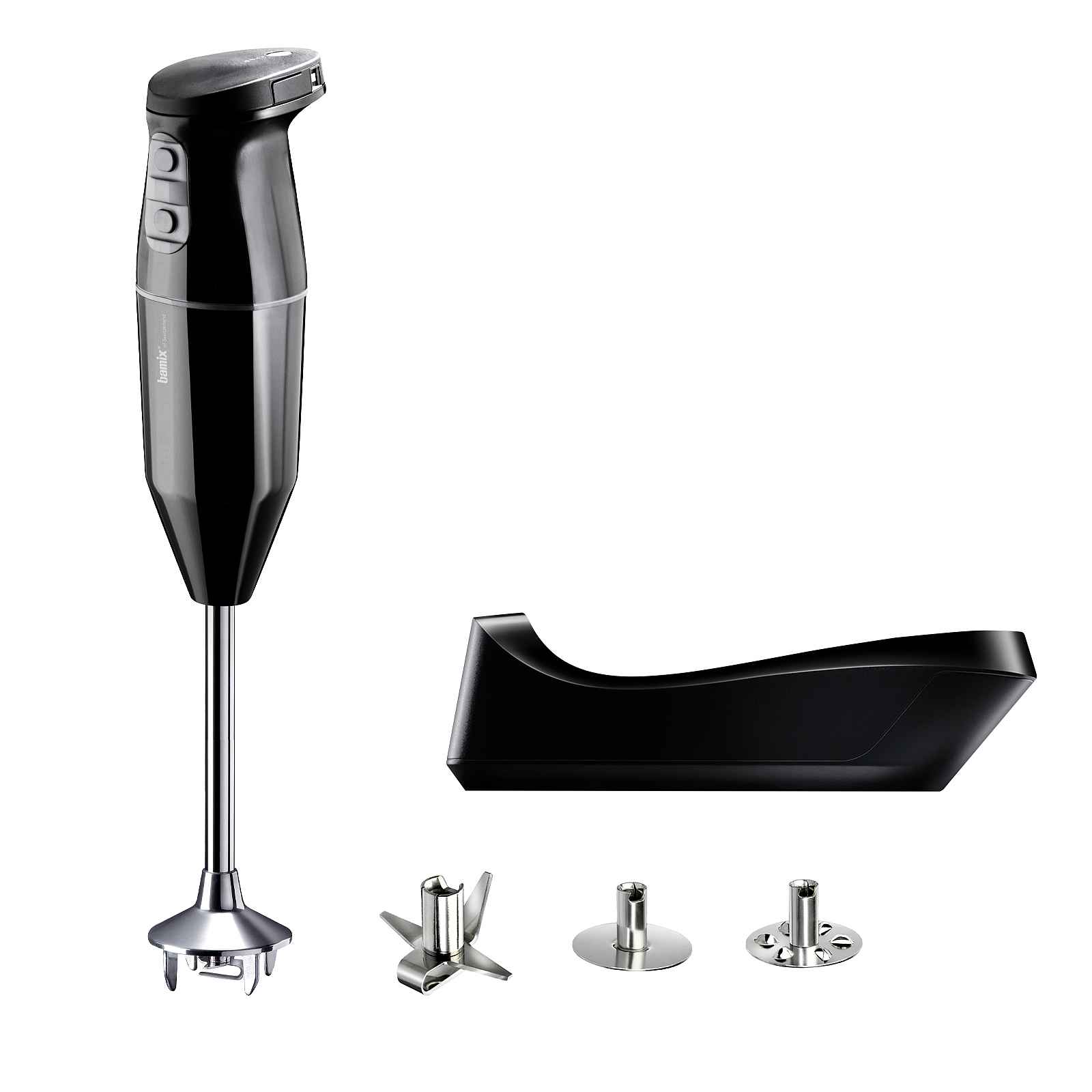 Bamix Bezdrátový ponorný tyčový mixér Cordless Plus, černý 1121.001