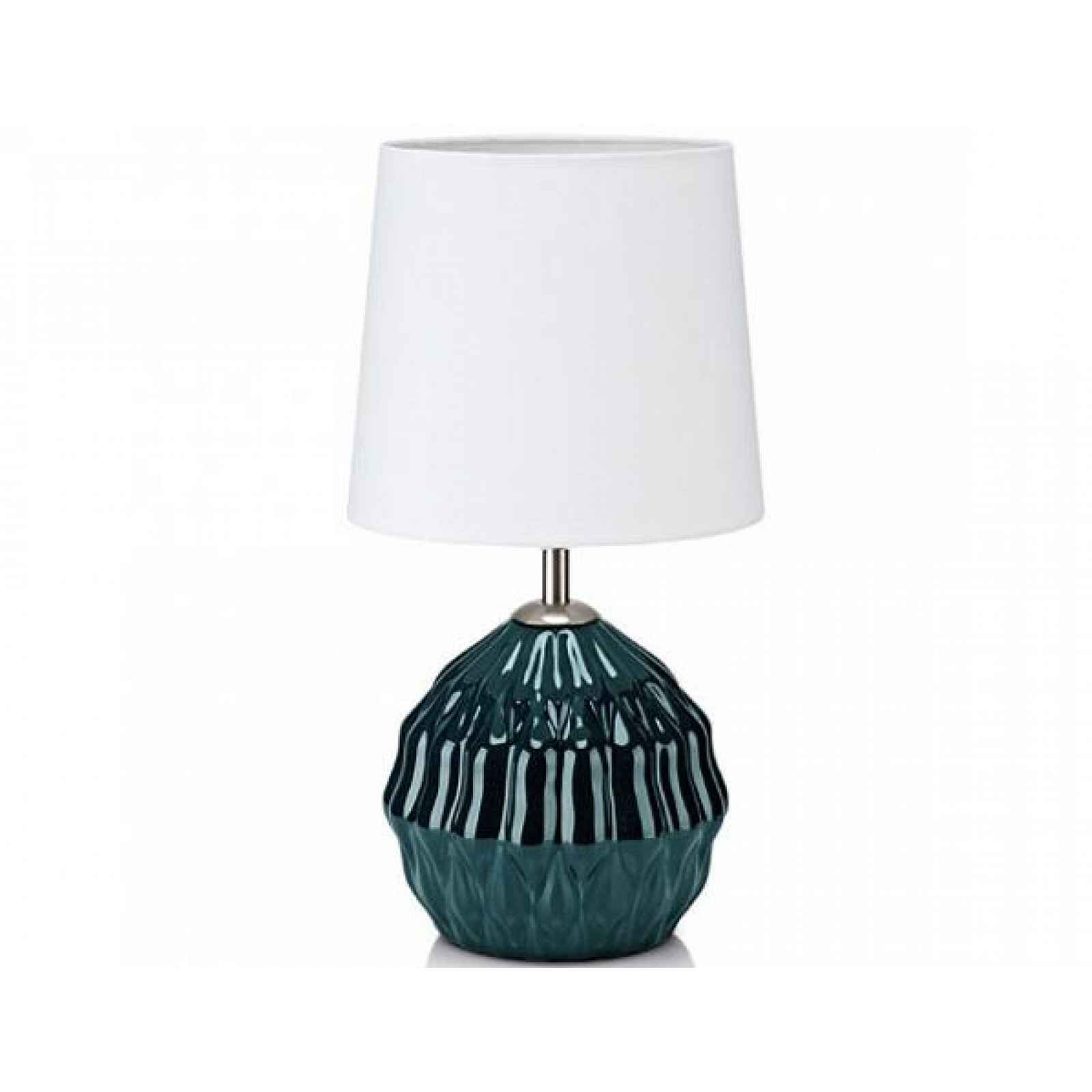 Zeleno-bílá stolní lampa Markslöjd Lora