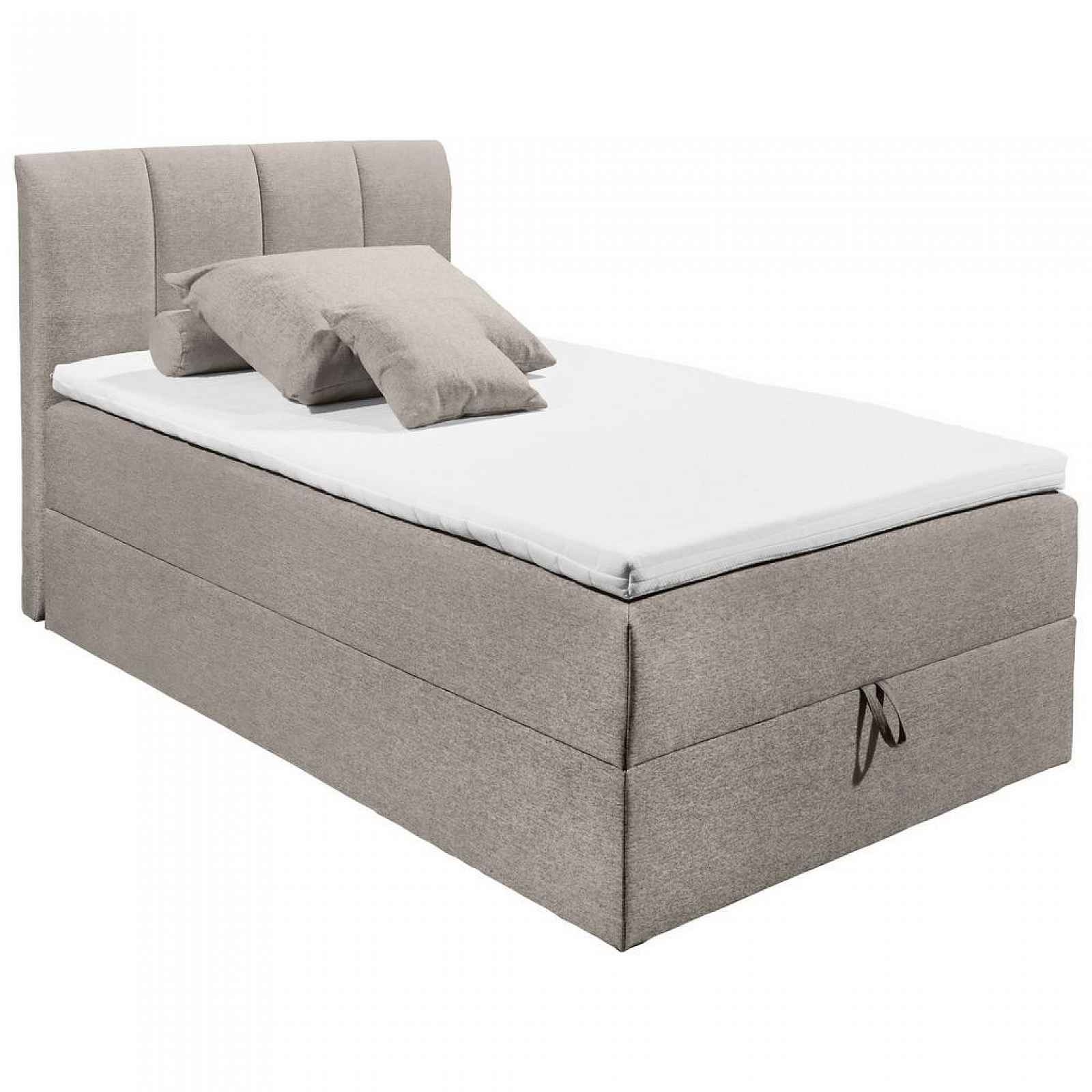 Boxspring postel Granada Hnědá 120x200 Cm