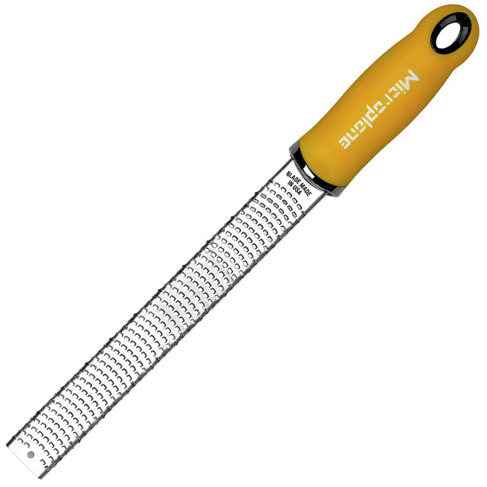Microplane Microplane struhadlo jemné s rukojetí hořčicová 46623