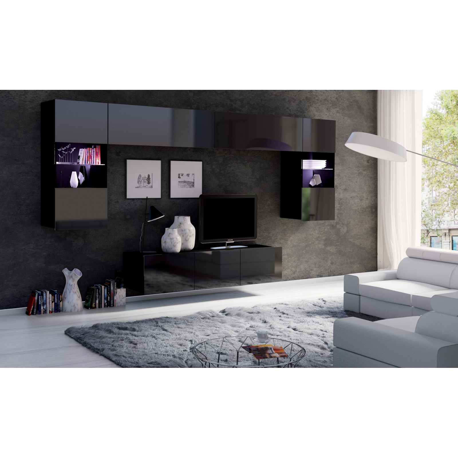 Moderní bytový nábytek Celeste C černý