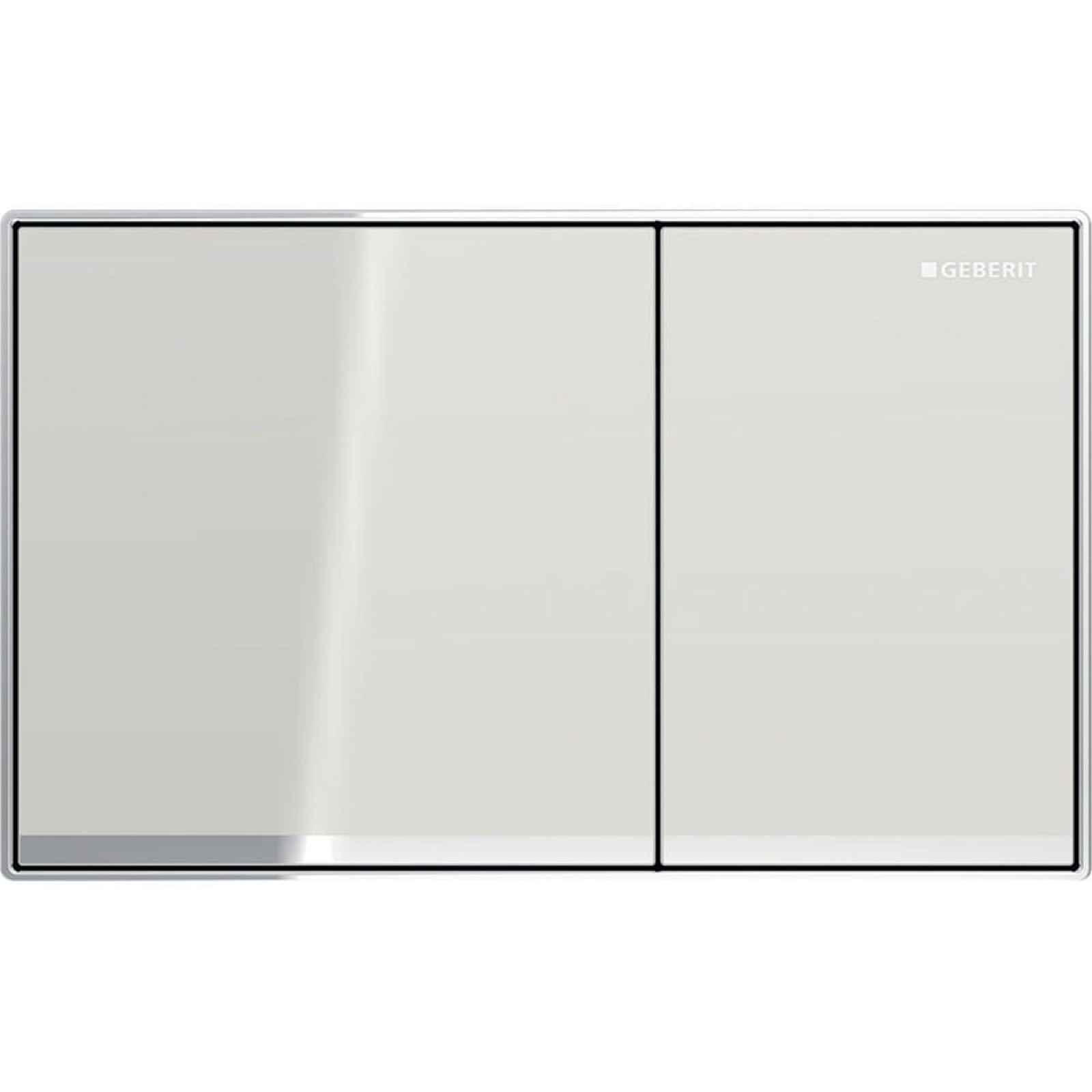 Ovládací tlačítko Geberit Sigma sklo písková šedá 115.640.JL.1