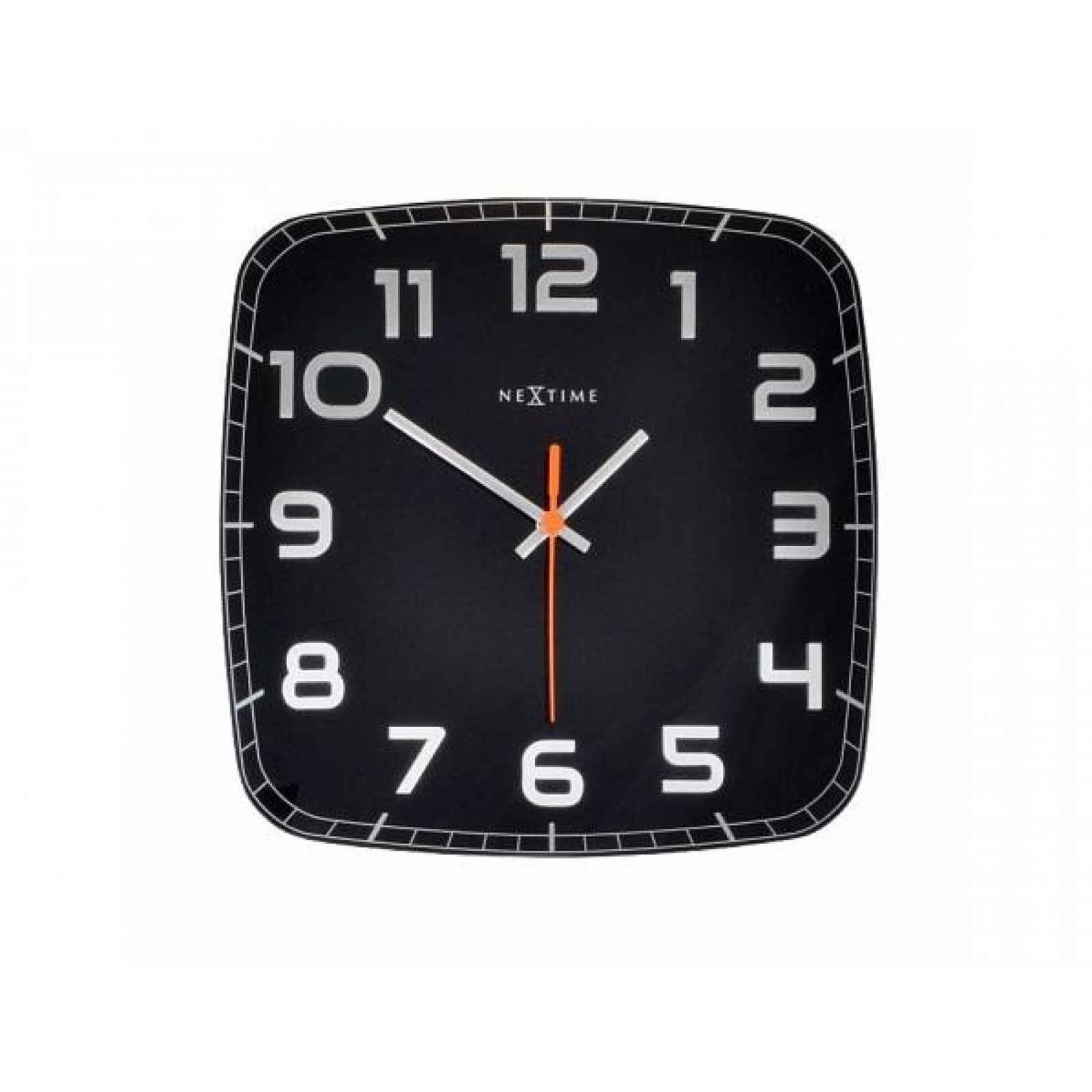 Designové nástěnné hodiny 8816zw Nextime Classy square 30cm