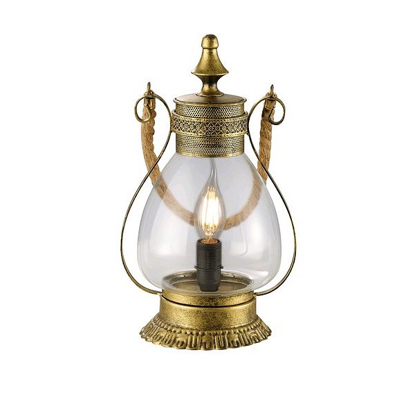 Stolní lampa Linda 503500104, mosazná