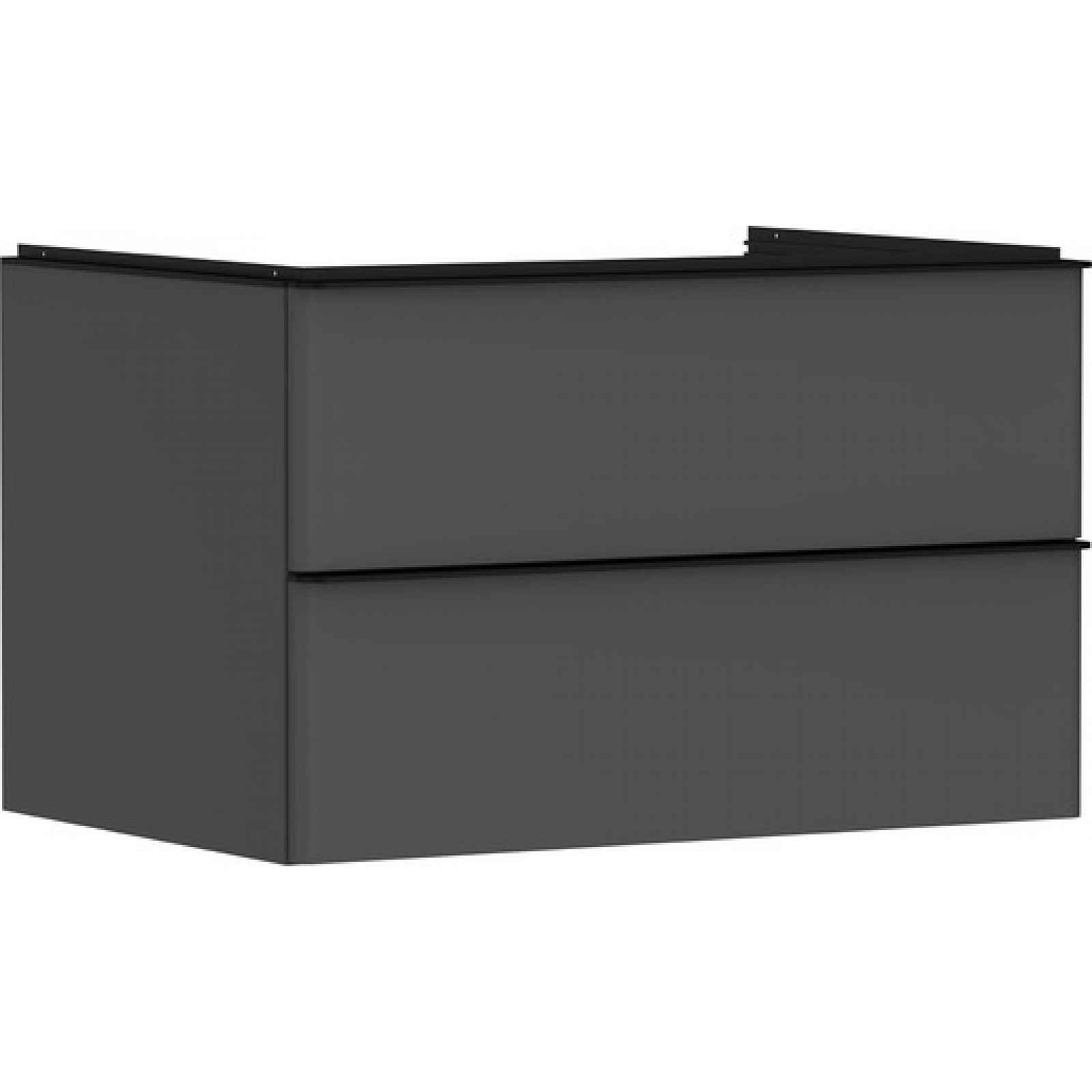 Skříňka pod umyvadlo pod desku Hansgrohe Xelu Q 78x49,5x55 cm šedá matná 54075670