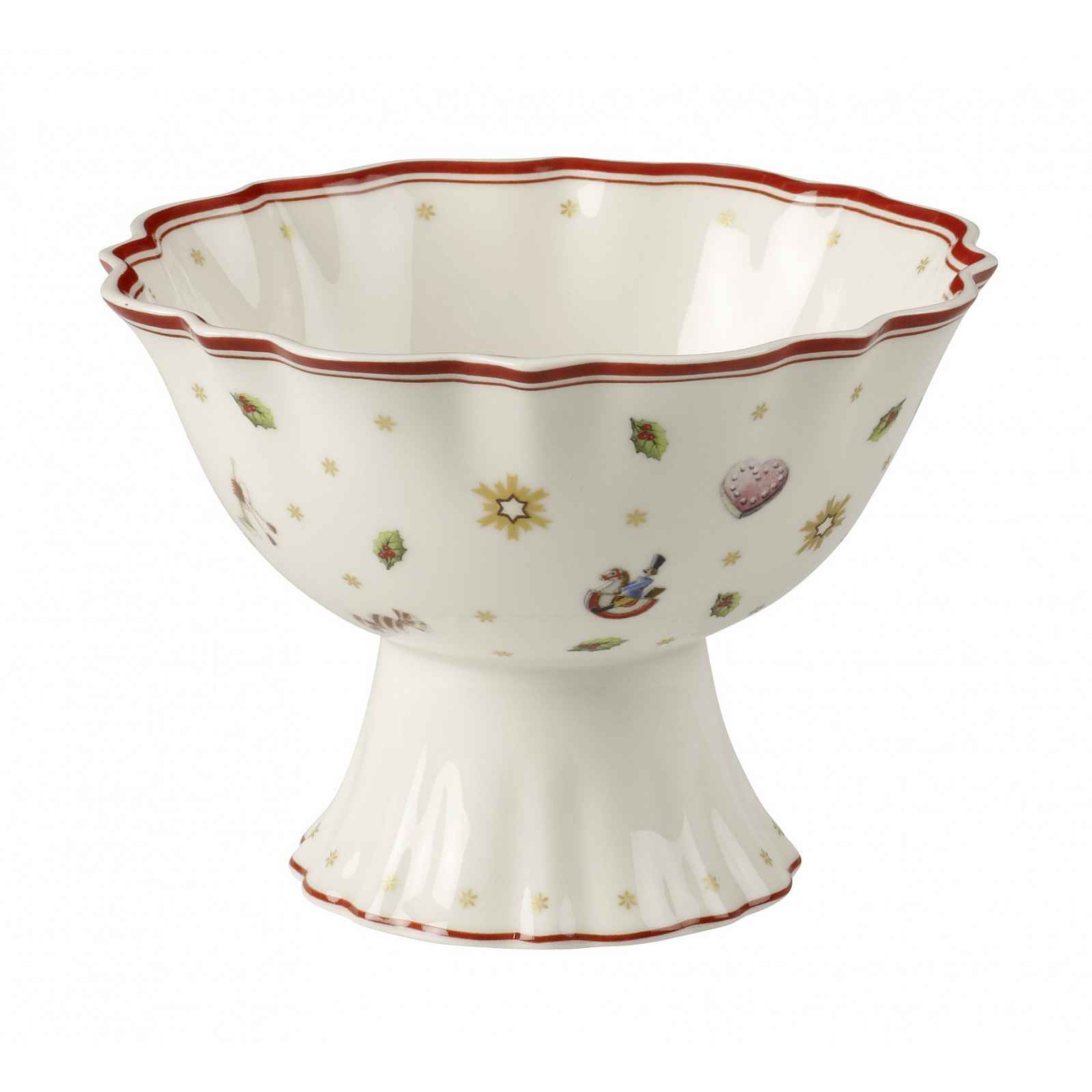 Villeroy & Boch Toy´s Delight vánoční miska na noze, 15 cm