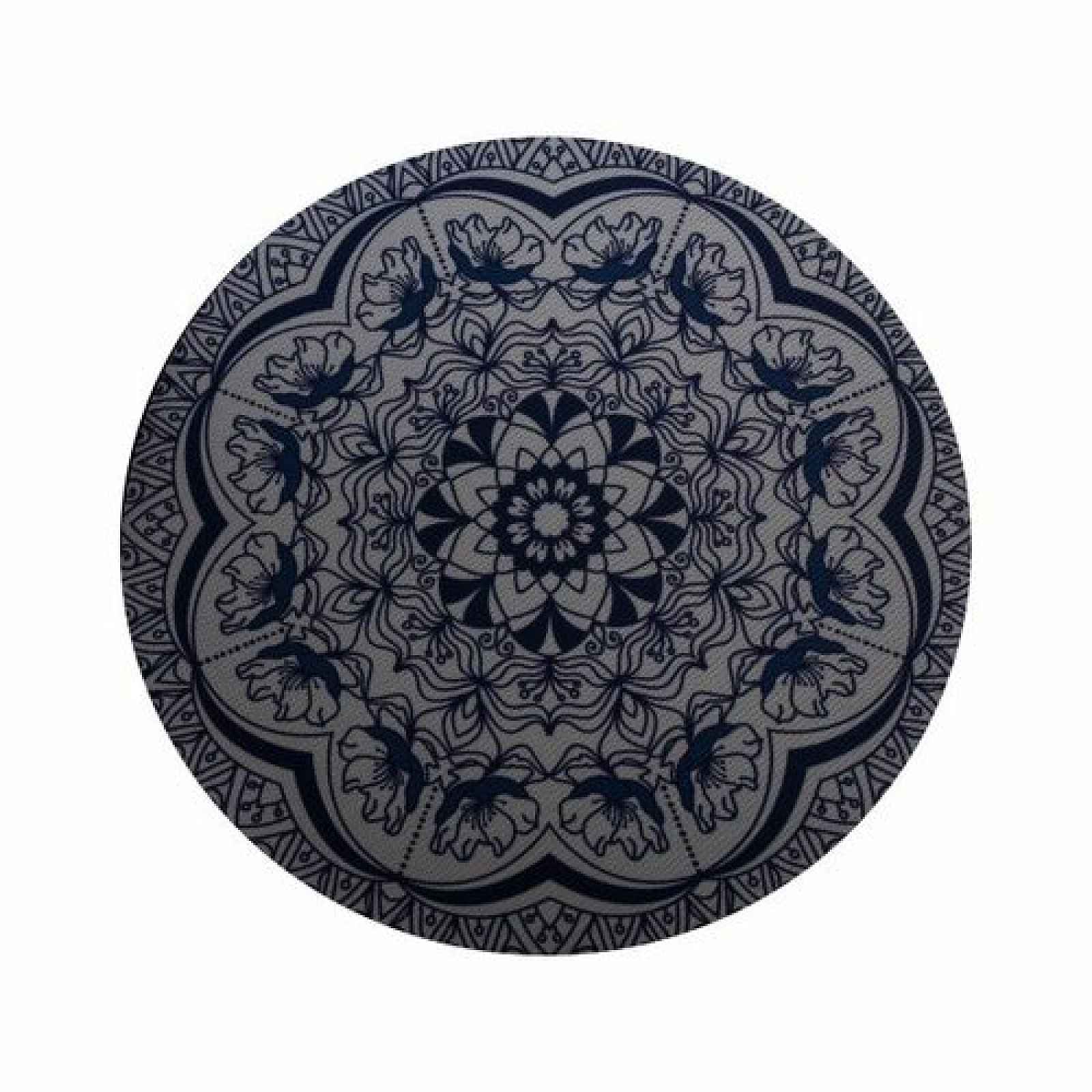 Dakls Prostírání Iva Květ šedá, 38 cm
