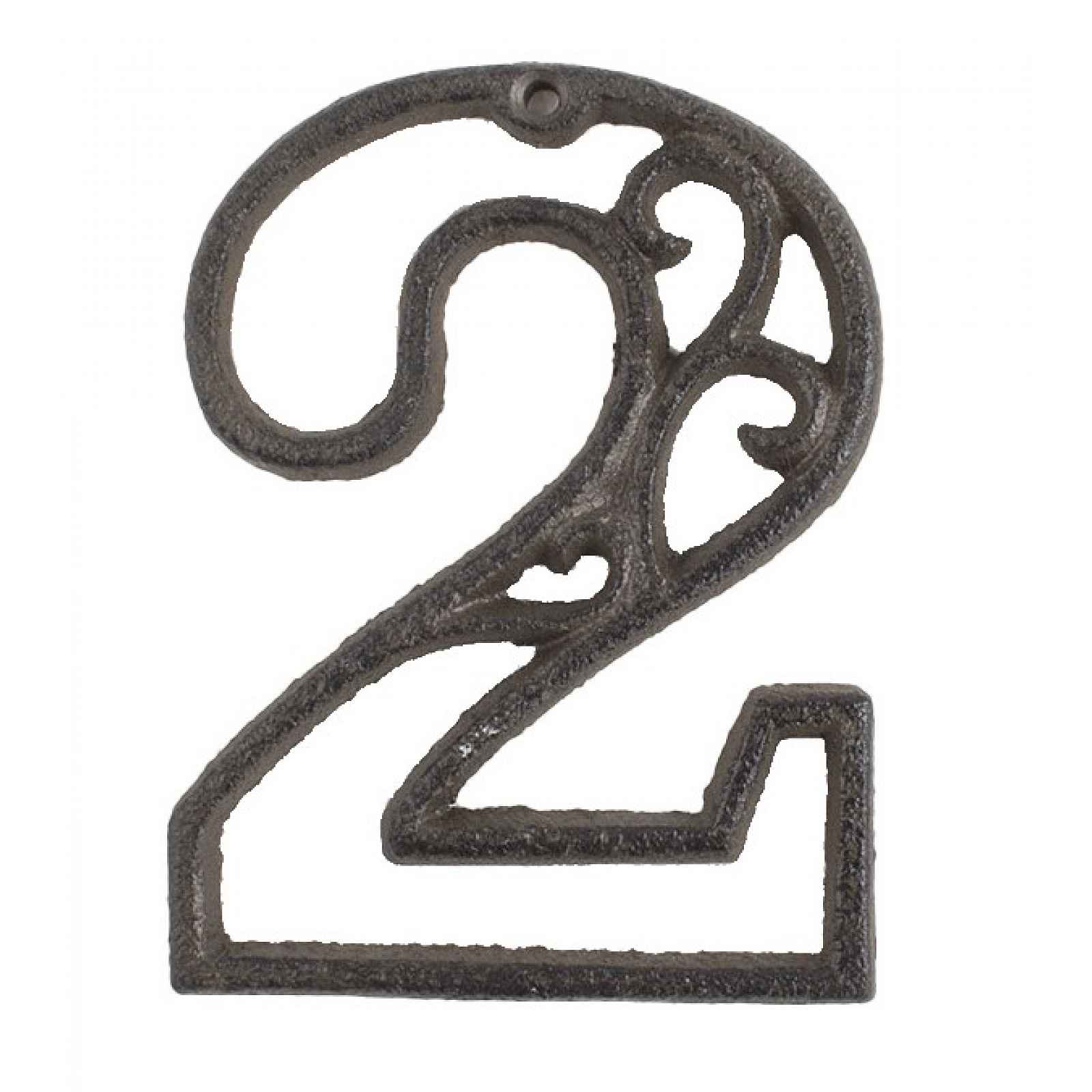 Domovní číslo 2, hnědá litina Viame.cz