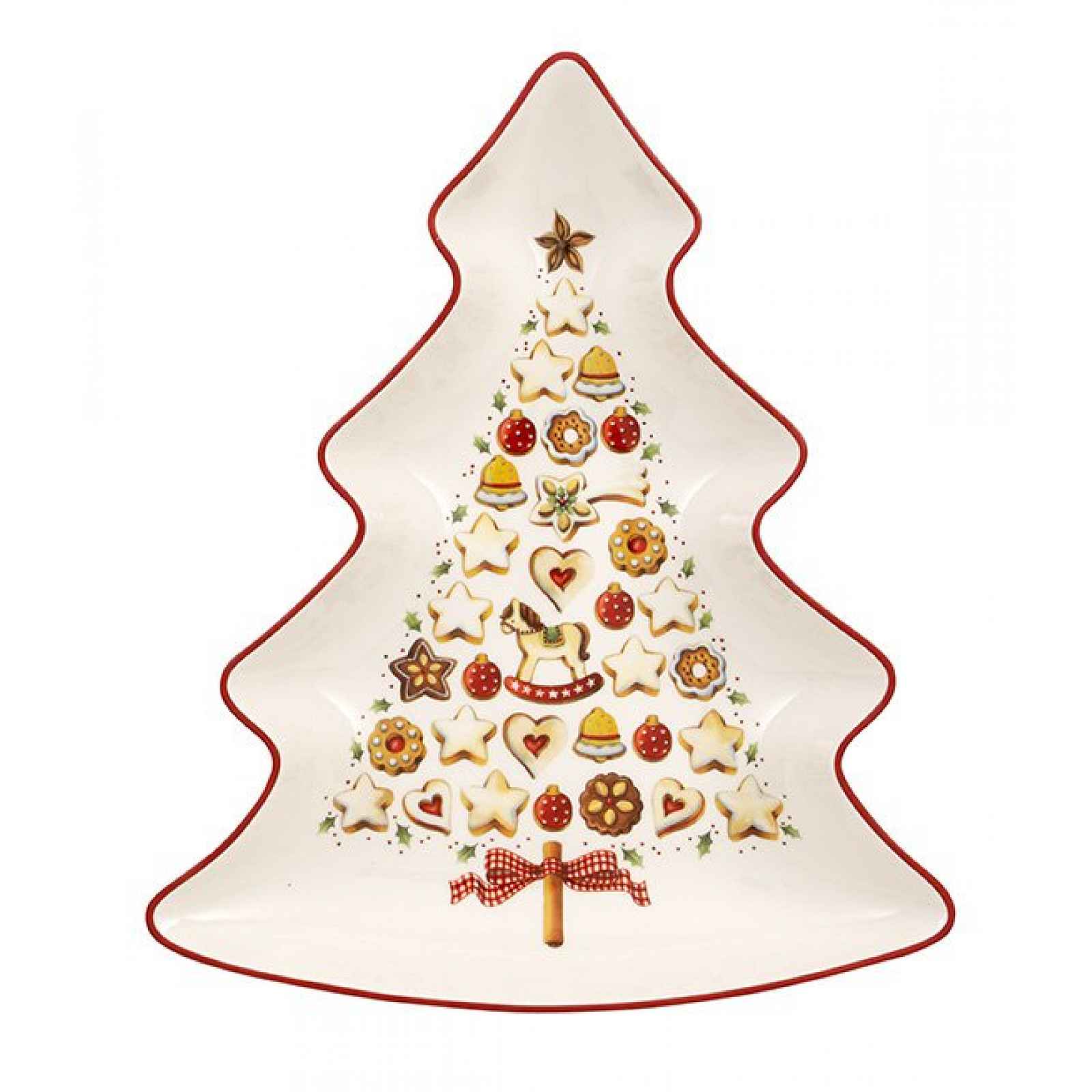 Villeroy & Boch Winter Bakery Delight mísa ve tvaru vánočního stromku, 26,5 cm