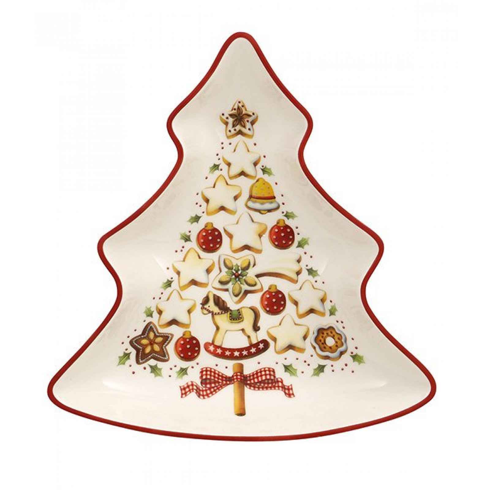 Villeroy & Boch Winter Bakery Delight miska ve tvaru vánočního stromku, 17 cm