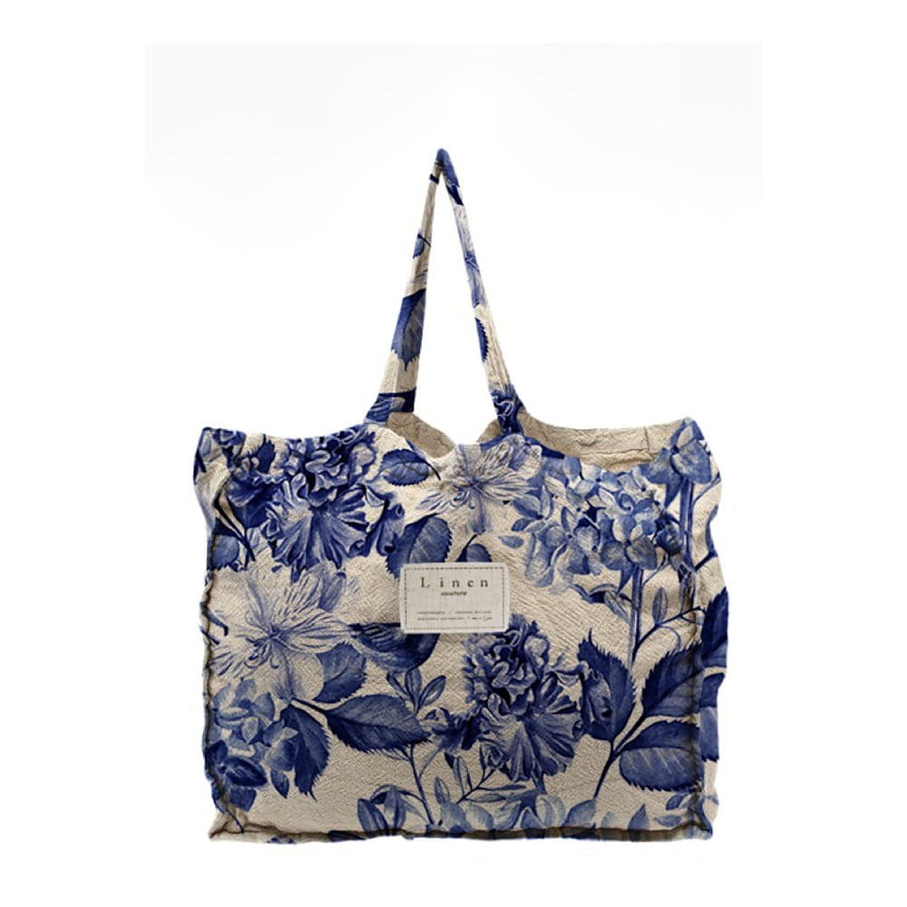 Látková taška Linen Couture Blue Flowers