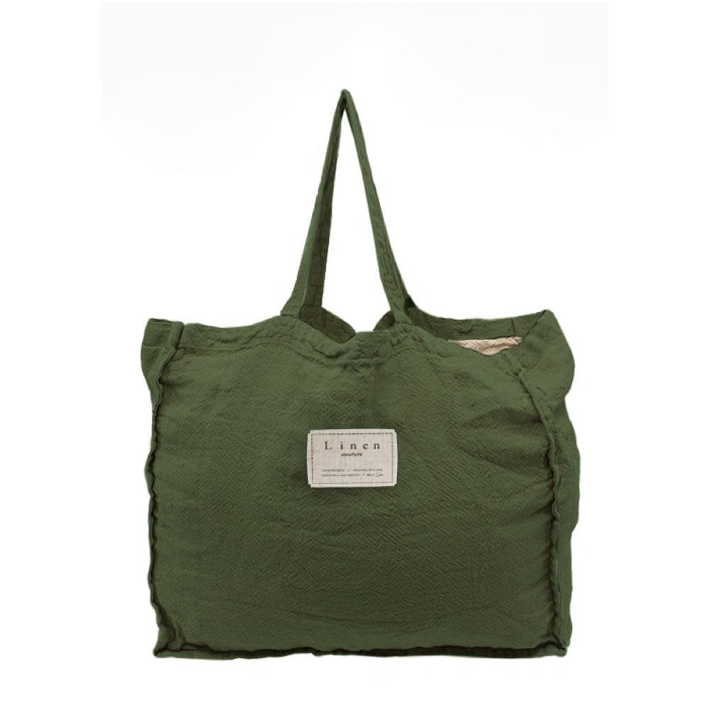 Látková taška Linen Couture Green Moss