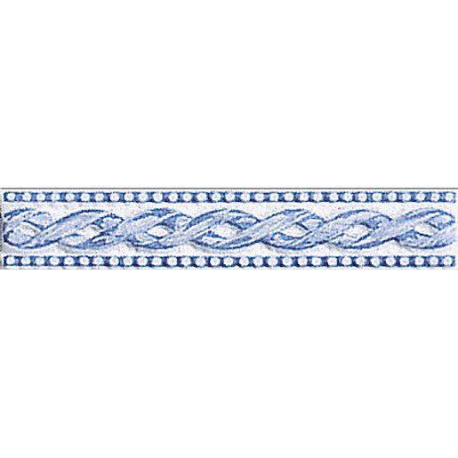 Listela Fineza Ricordi bleu 4x20 cm lesk RICLIFIB