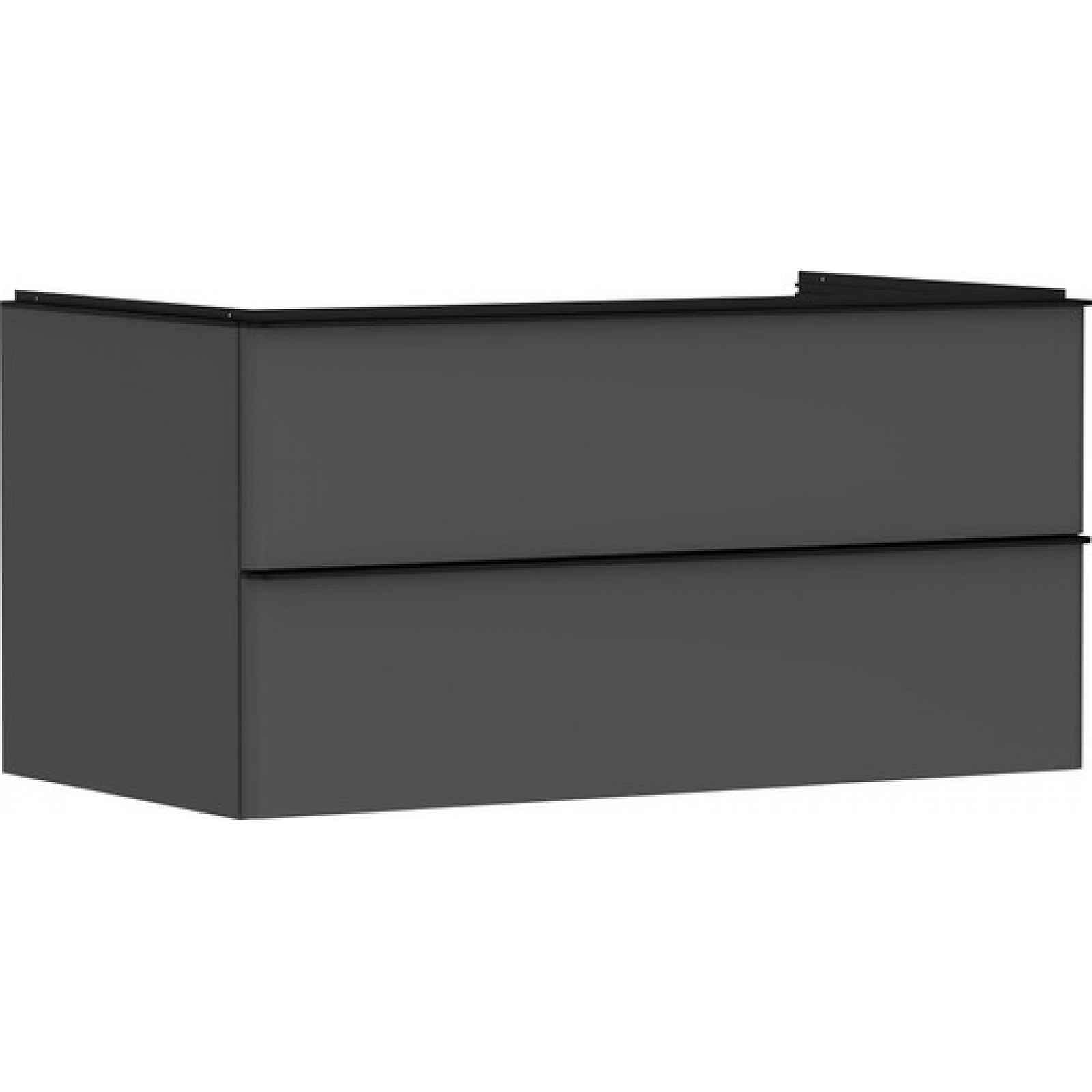 Skříňka pod umyvadlo pod desku Hansgrohe Xelu Q 98x49,5x55 cm šedá matná 54079670