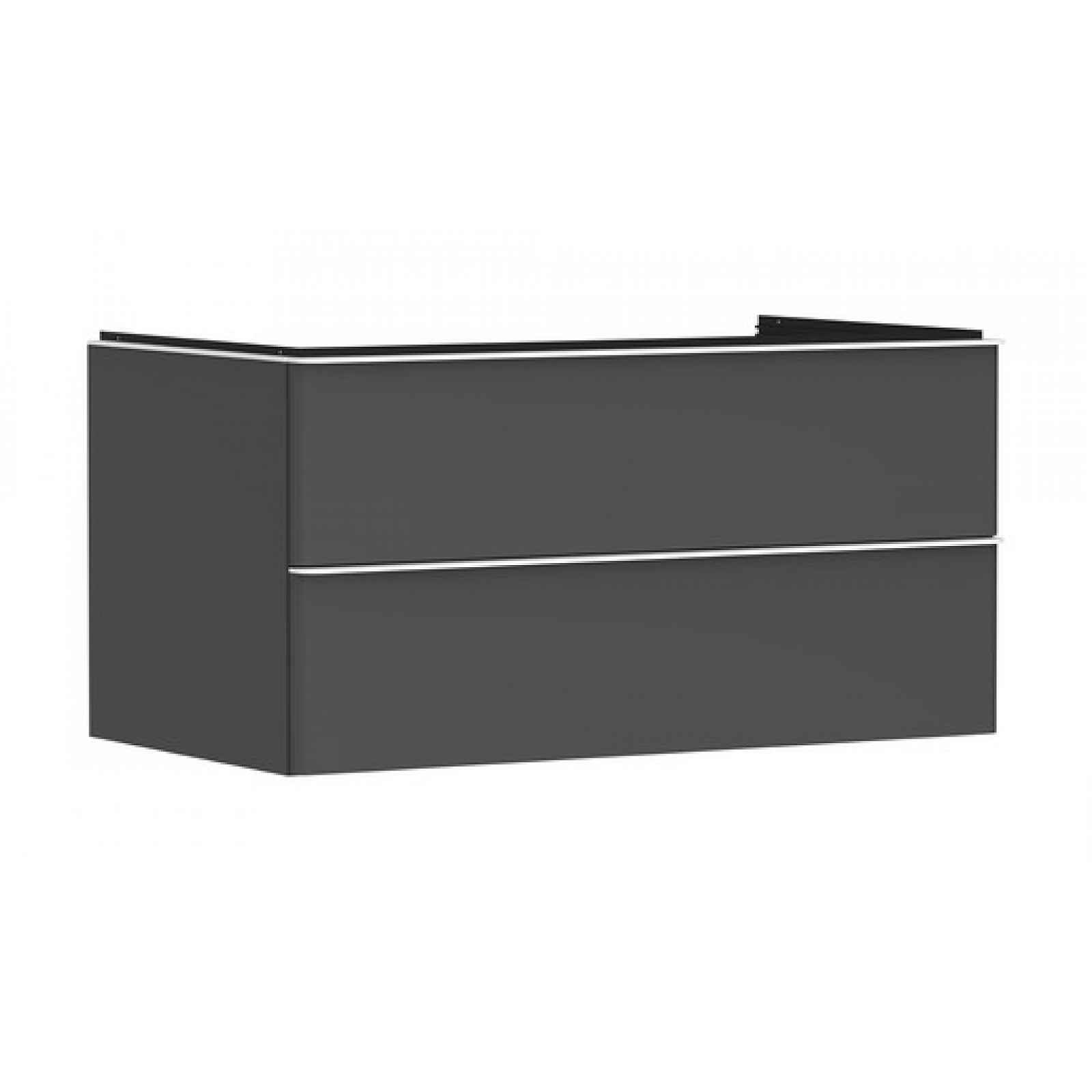 Skříňka pod umyvadlo pod desku Hansgrohe Xelu Q 98x49,5x55 cm šedá matná 54079700