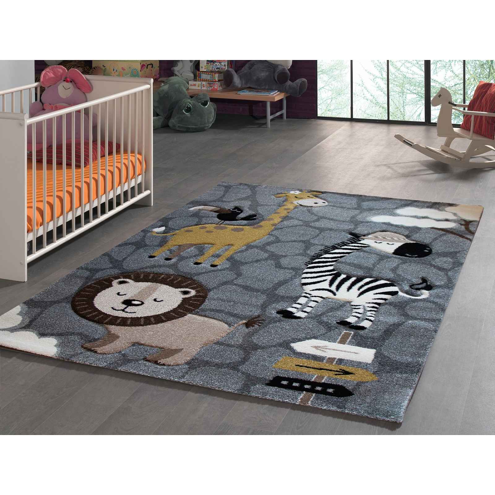 Dětský koberec Diamond Kids 120x170 cm, motiv zoo
