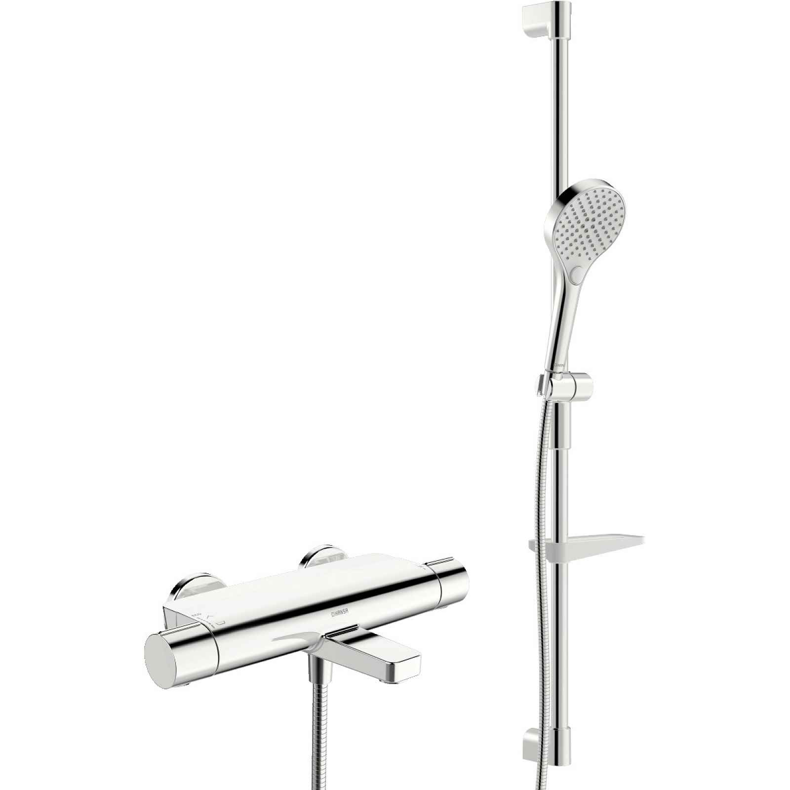 Vanová baterie Hansa Optima se sprchovým setem 150 mm chrom 48372331