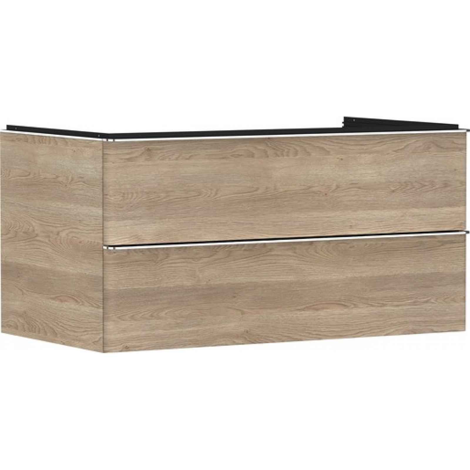Skříňka pod umyvadlo pod desku Hansgrohe Xelu Q 98x49,5x55 cm přírodní dub 54080000