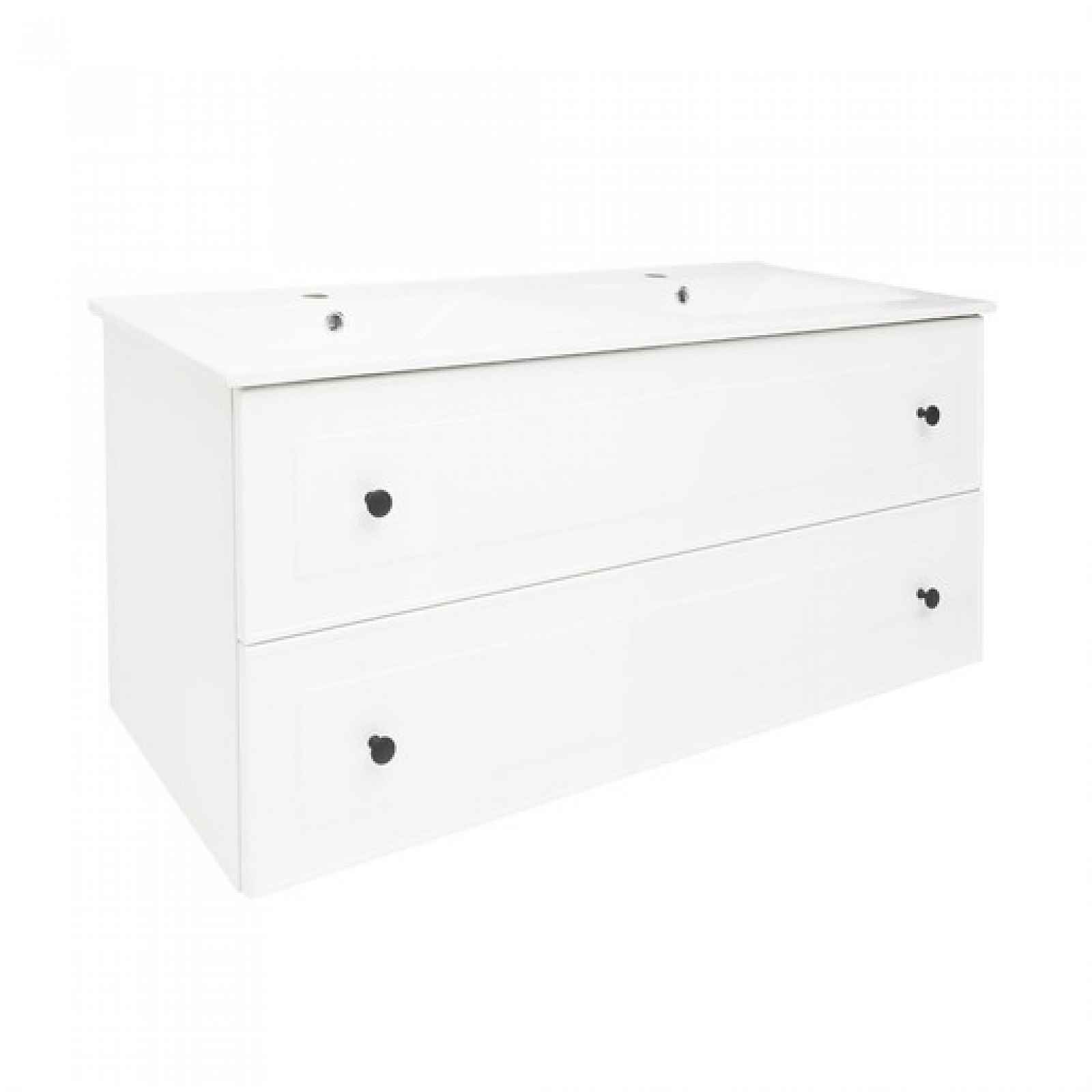 Koupelnová skříňka s umyvadlem Naturel Forli 120x45x46 cm bílá FORLI120BIU