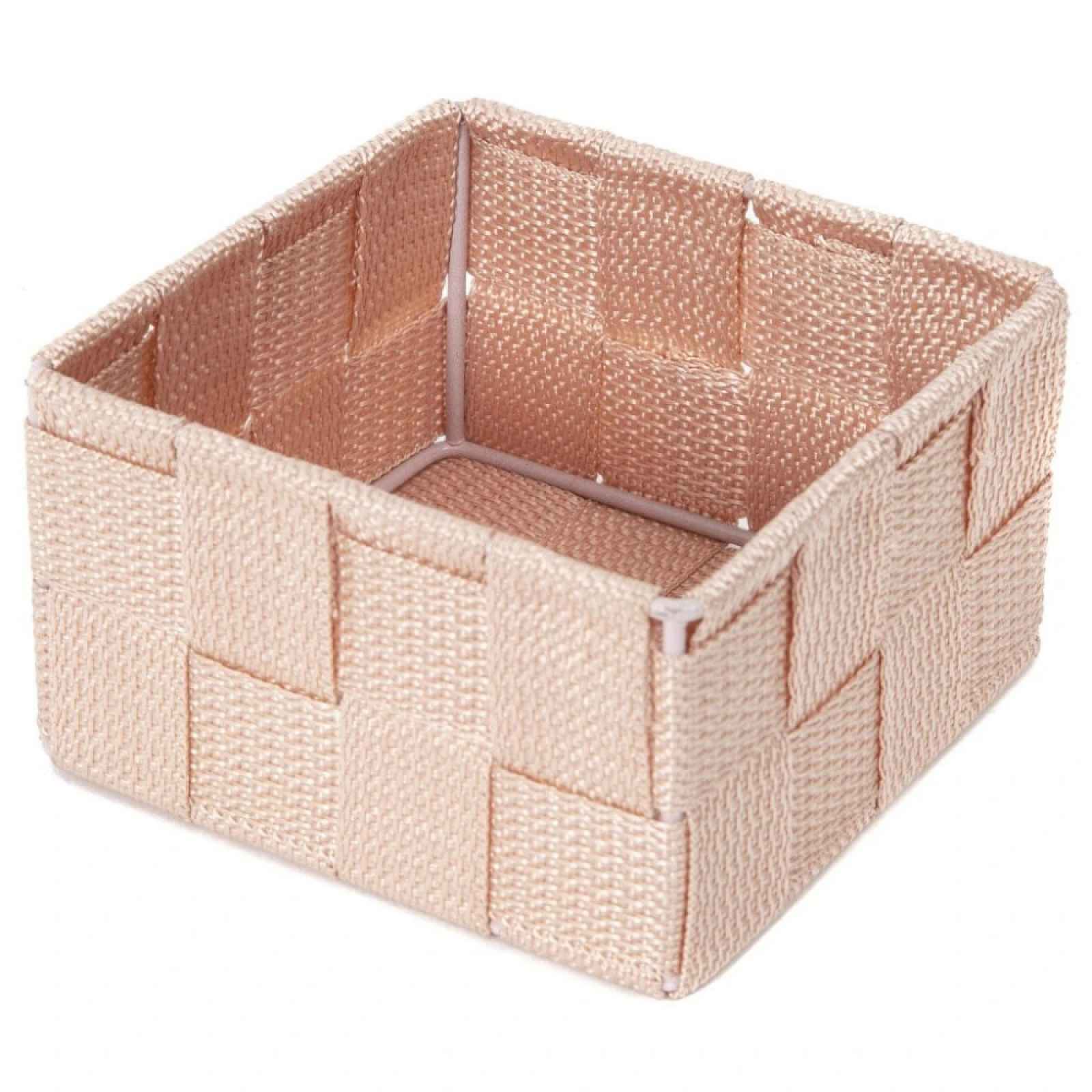 Compactor Úložný organizér do zásuvky TEX S, 12 x 12 x 7 cm, růžová