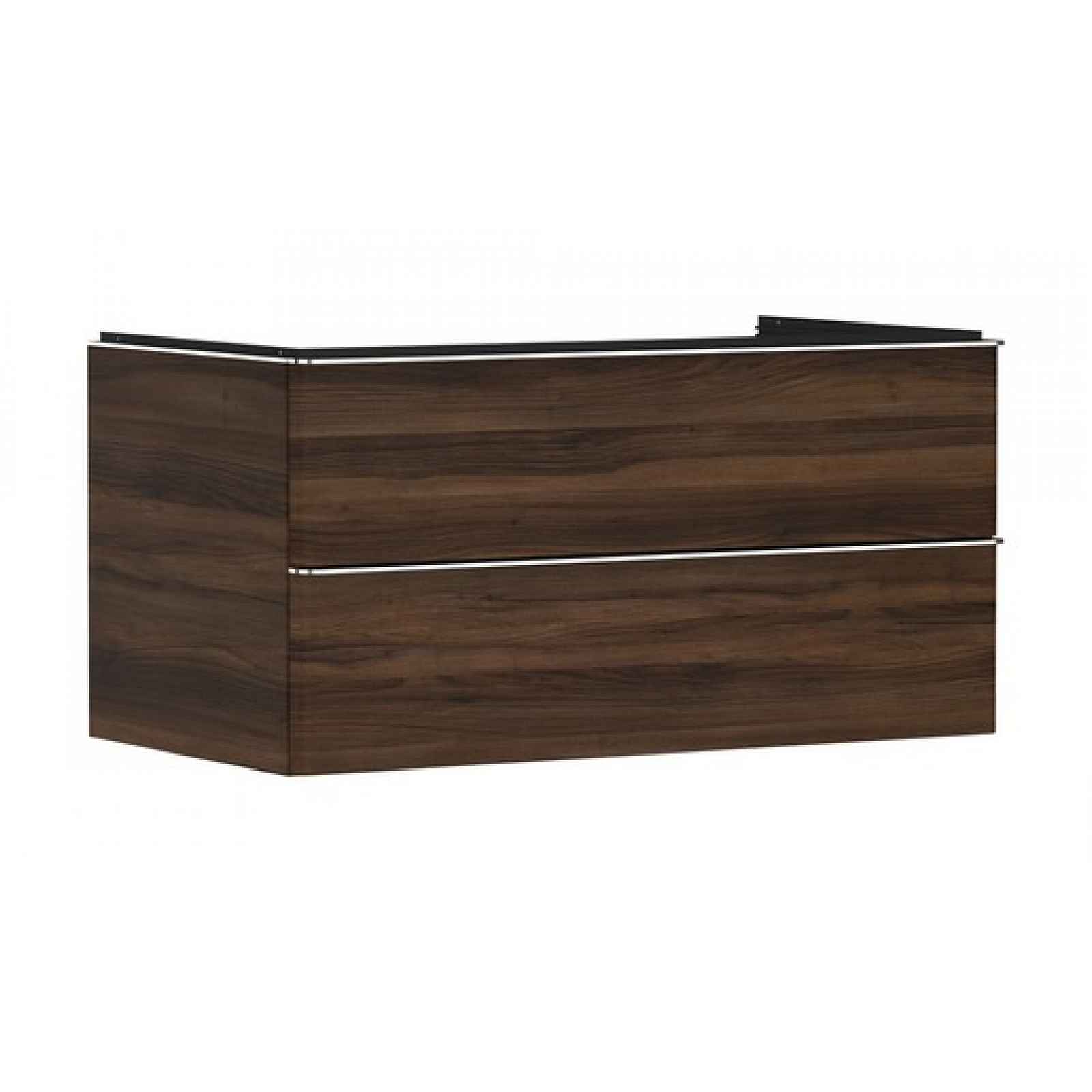 Skříňka pod umyvadlo pod desku Hansgrohe Xelu Q 98x49,5x55 cm tmavý ořech 54081000