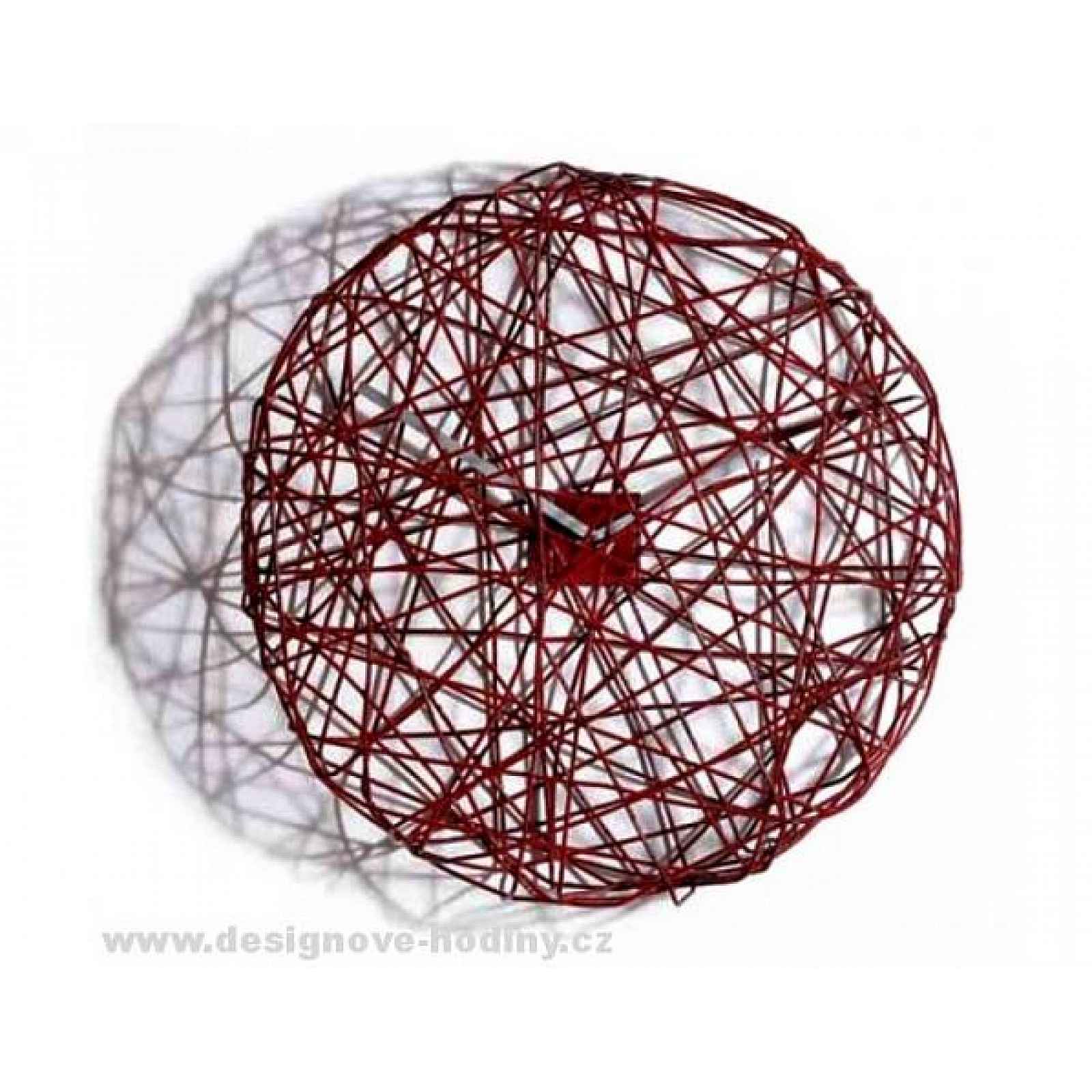 Designové hodiny Diamantini a Domeniconi Ci Vediamo red 50cm