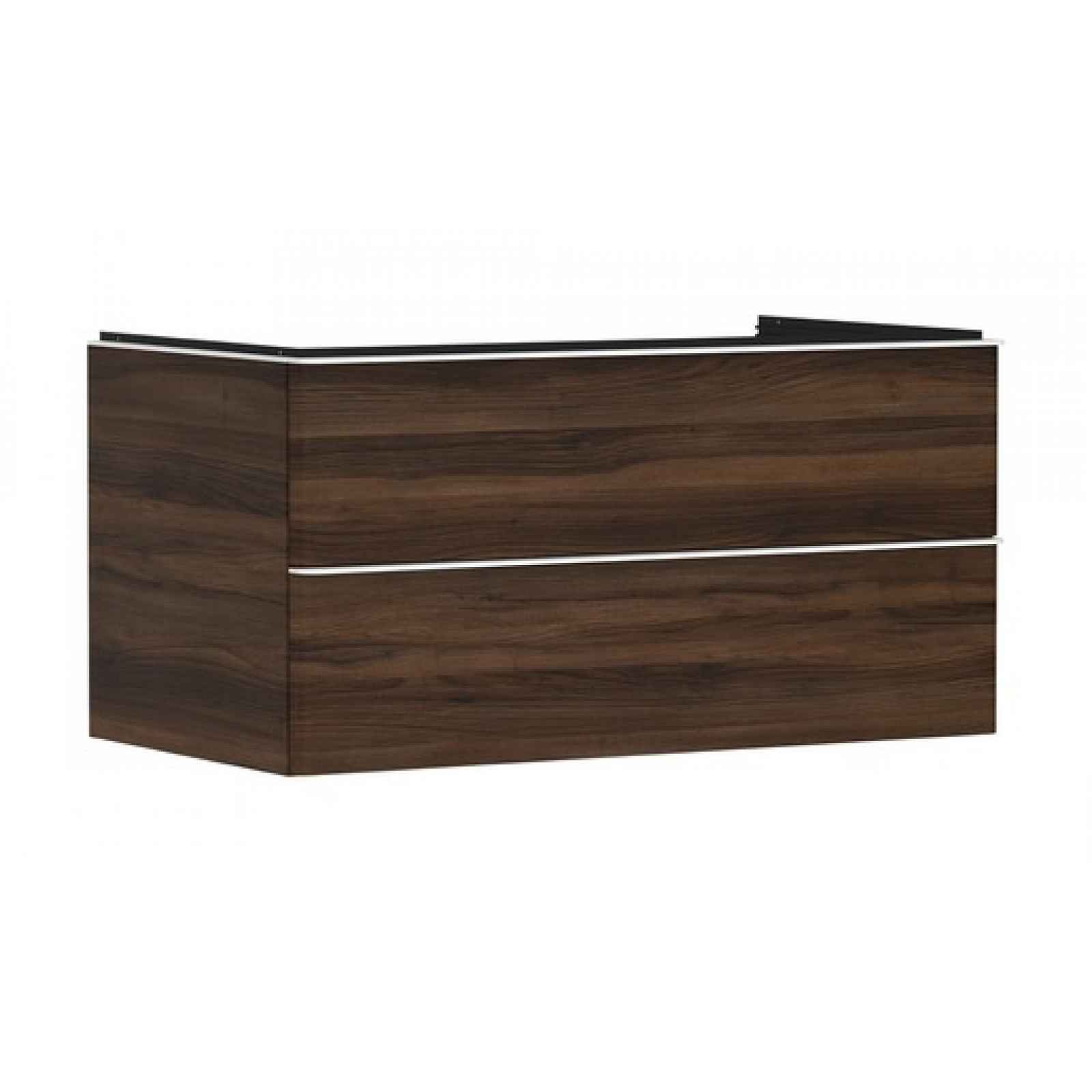 Skříňka pod umyvadlo pod desku Hansgrohe Xelu Q 98x49,5x55 cm tmavý ořech 54081700
