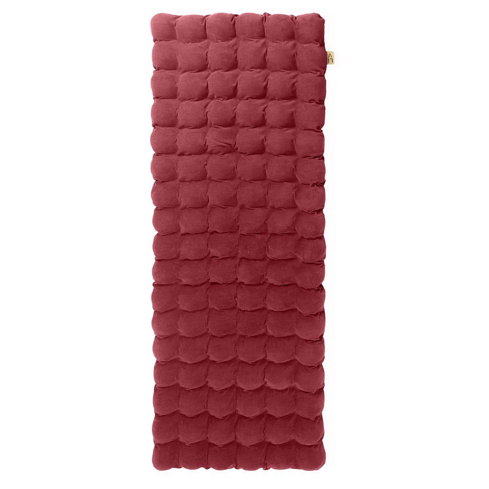 Červená relaxační masážní matrace Linda Vrňáková Bubbles 65 x 200 cm