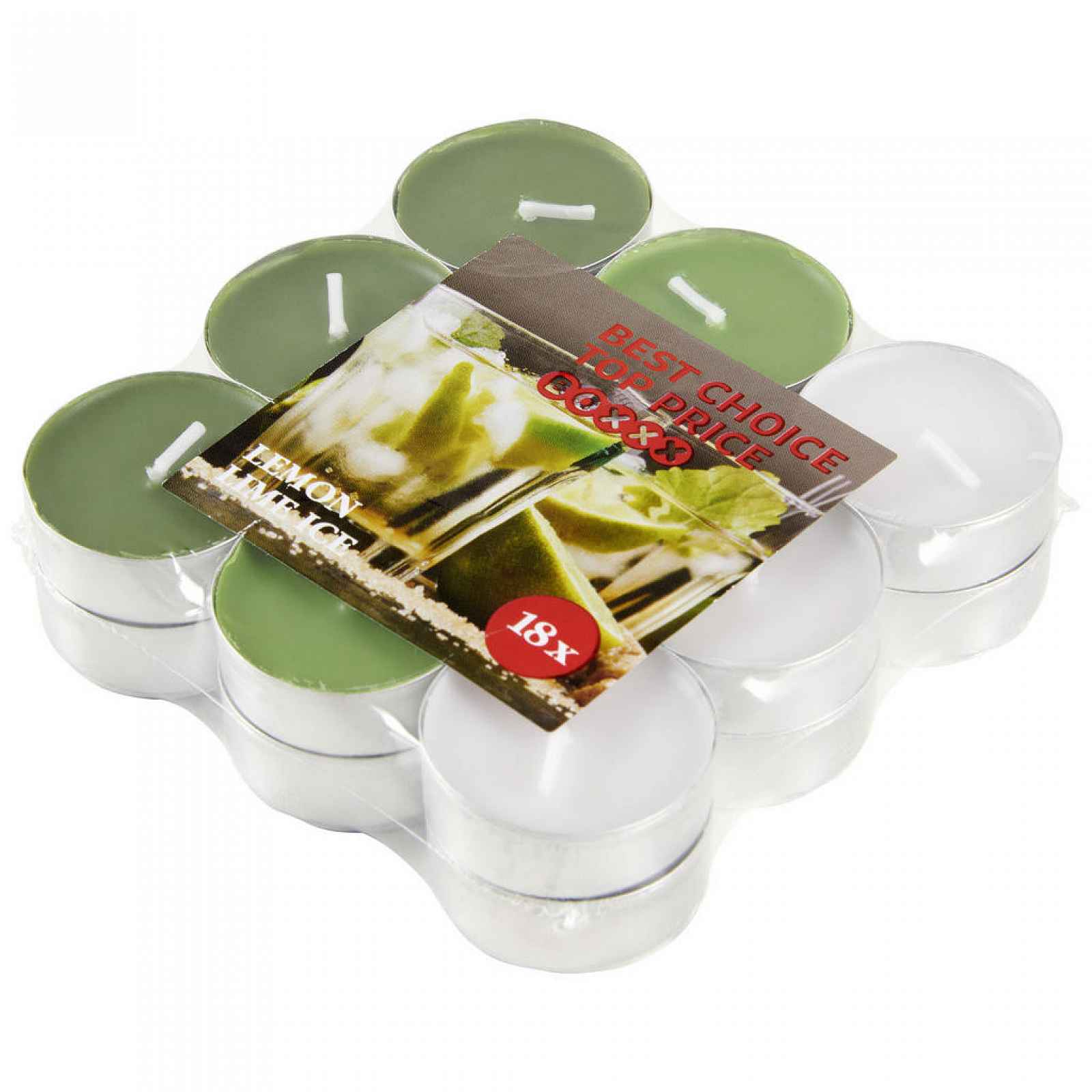 XXXLutz SADA ČAJOVÝCH SVÍČEK zelený čaj Boxxx - Čajové svíčky - 008688003003