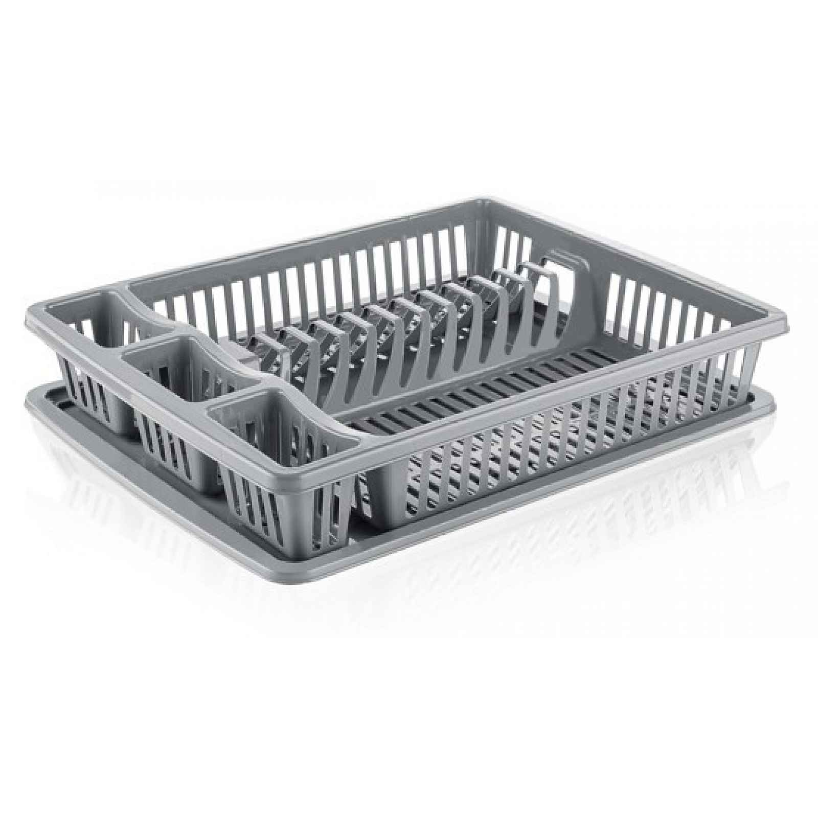 Odkapávač na nádobí myKitchen, šedý