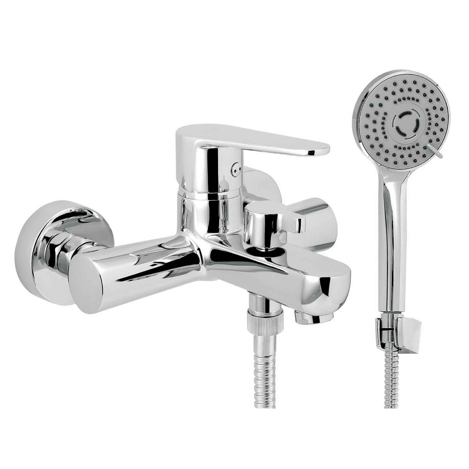 Vanová baterie Novaservis Titania Fresh Eco se sprchovým setem 150 mm chrom 96021,0E