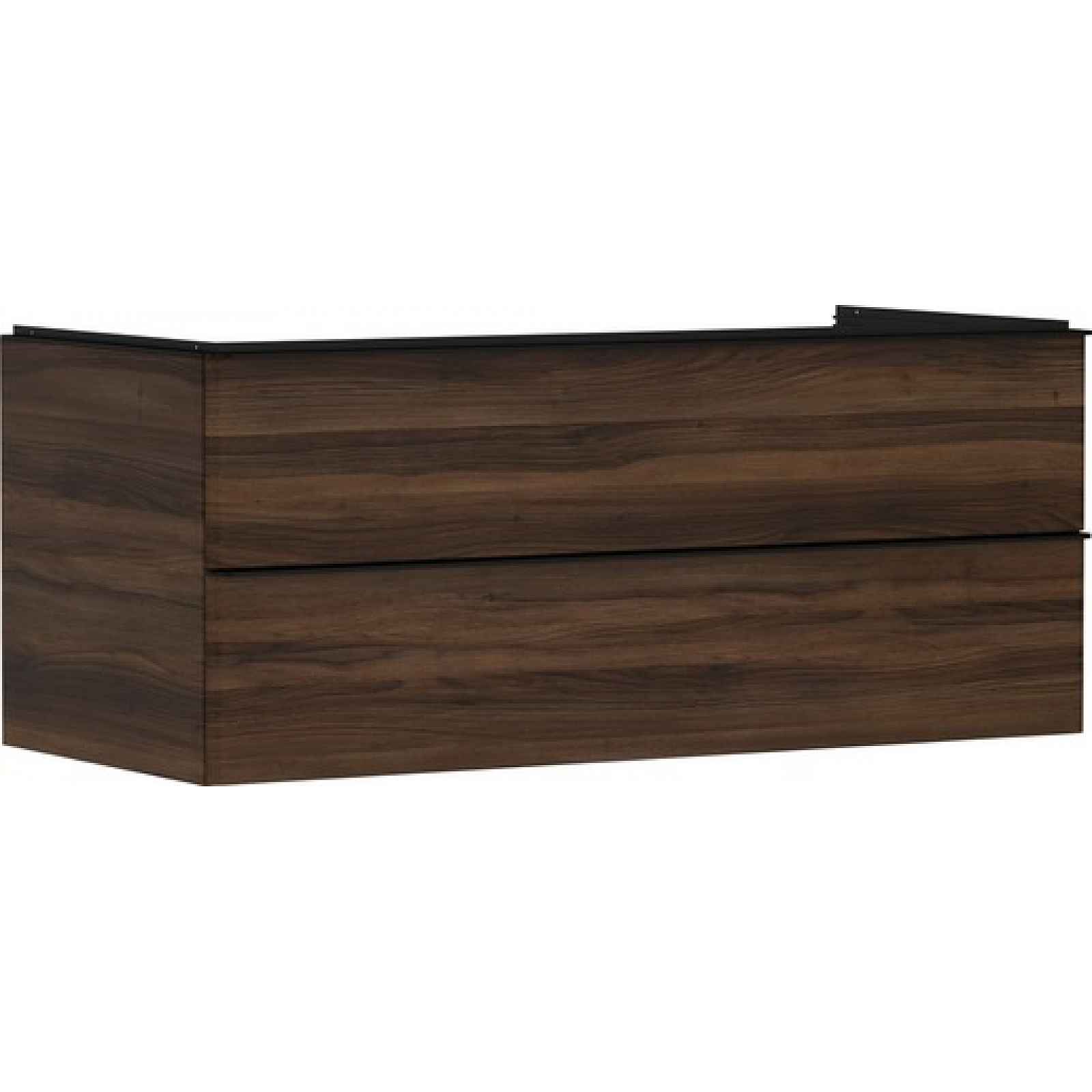 Skříňka pod umyvadlo pod desku Hansgrohe Xelu Q 118x49,5x55 cm tmavý ořech 54085670
