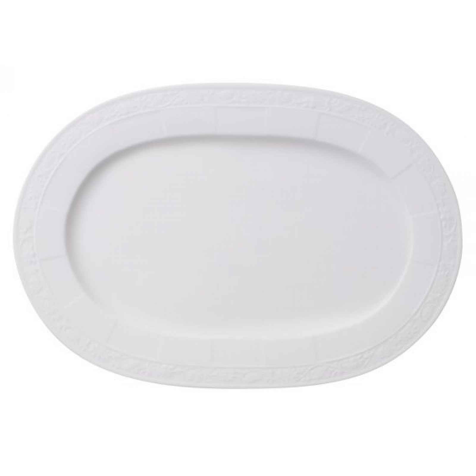 Villeroy & Boch White Pearl oválný servírovací talíř, 35 cm