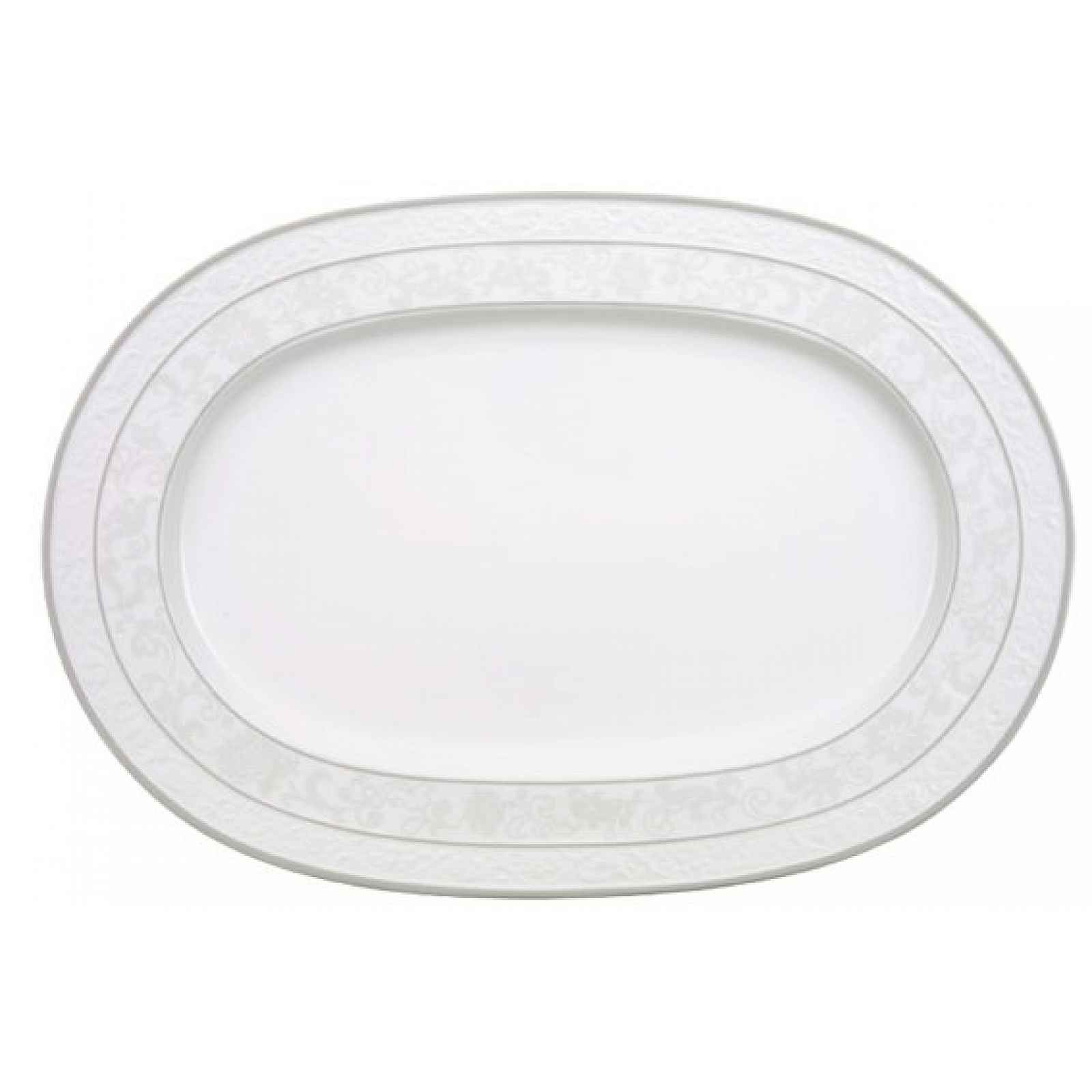 Villeroy & Boch Gray Pearl oválný servírovací talíř, 41 cm