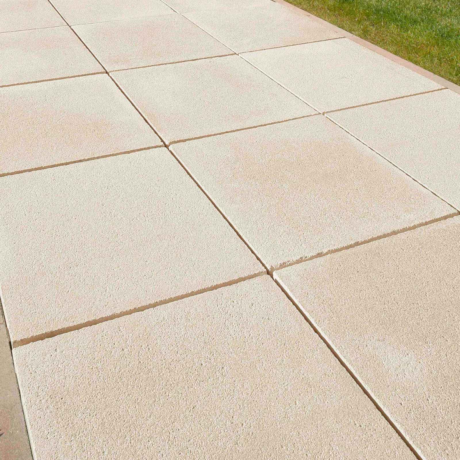 Betonová terasová dlažba BEST, povrch tryskaný, barva tagolo, 40×400×400 mm