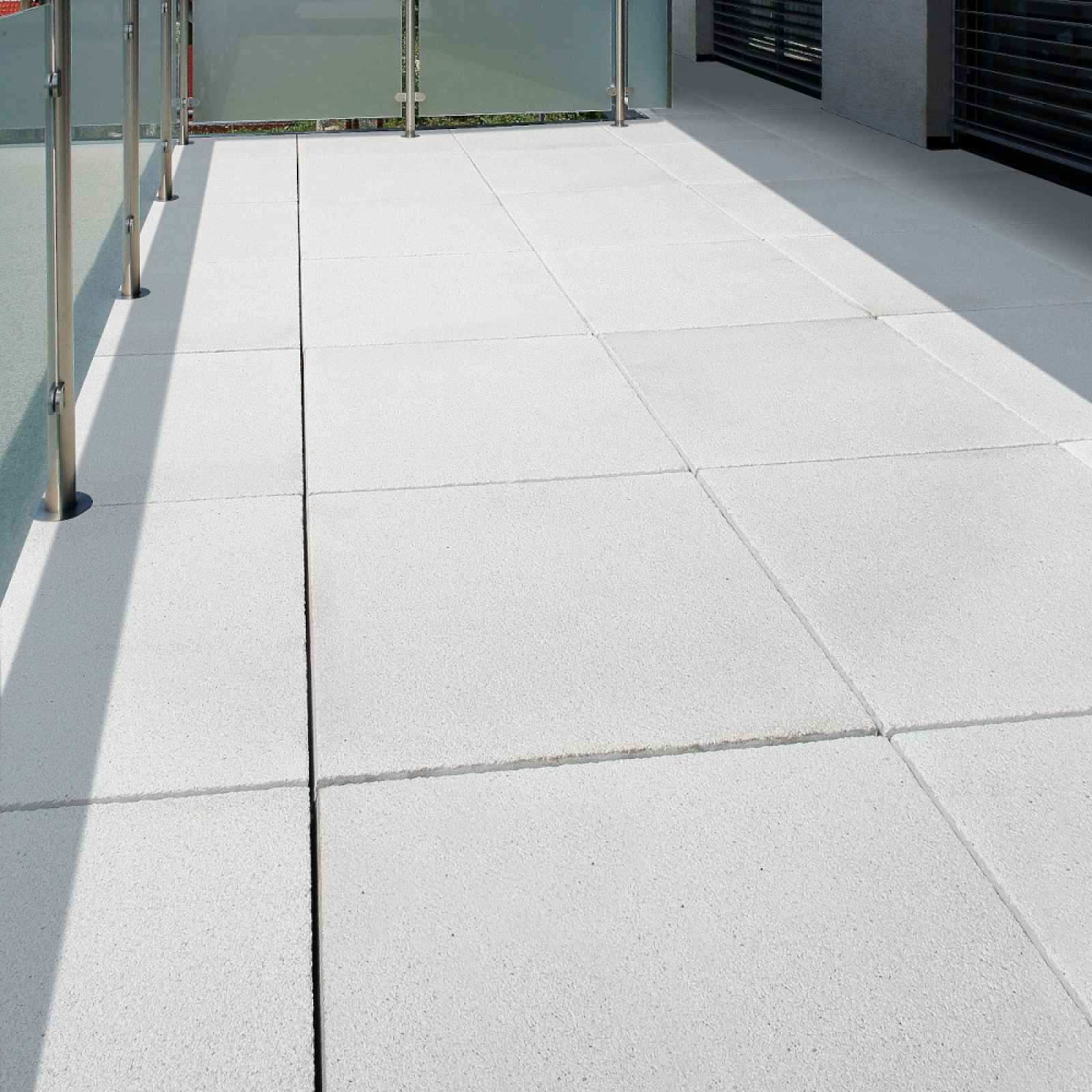 Betonová terasová dlažba BEST, povrch tryskaný, barva tabelo, 40×400×400 mm
