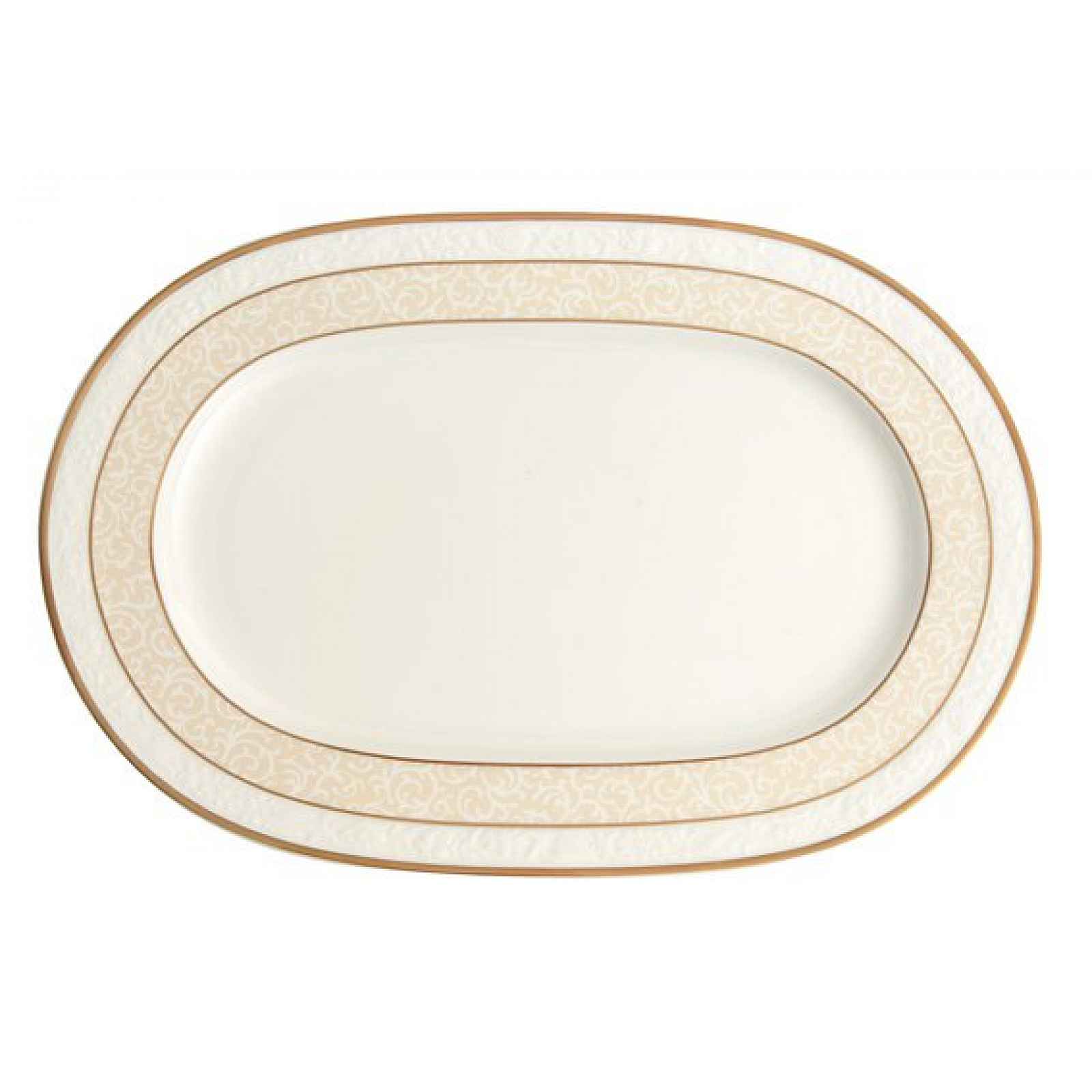 Villeroy & Boch Ivoire oválný servírovací talíř, 35 cm