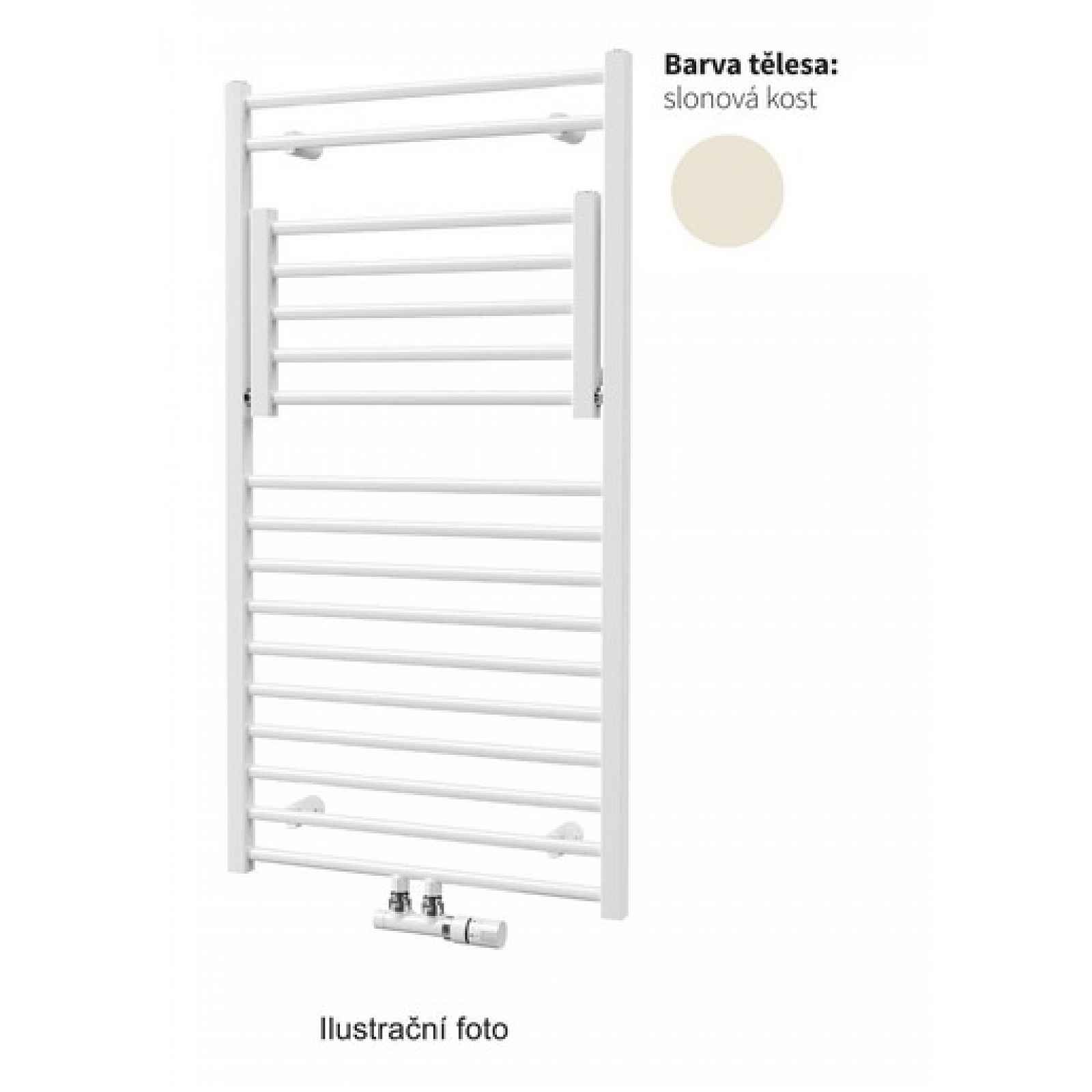Radiátor kombinovaný Isan Flexi 95,5x60 cm slonová kost DFLE09550600SM04