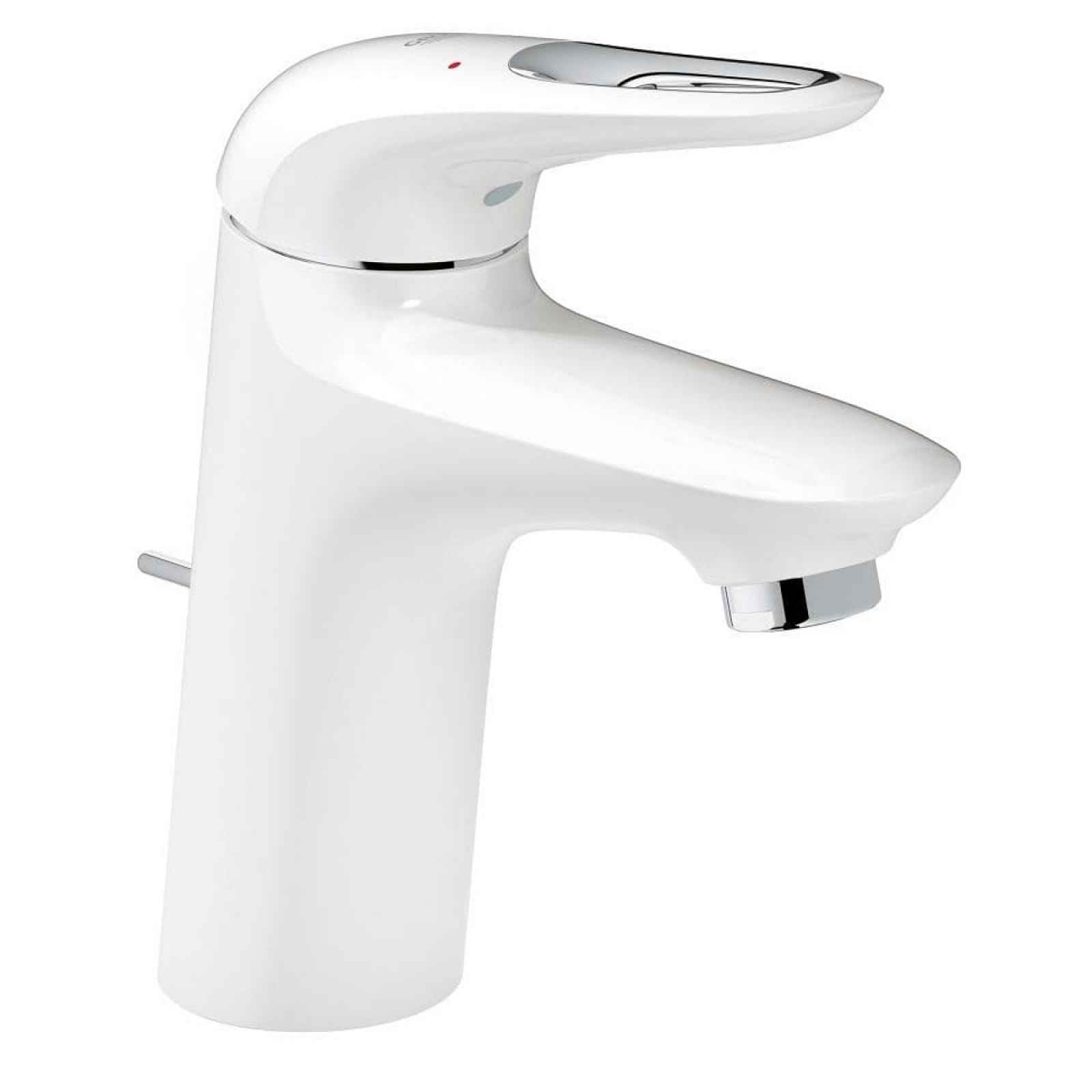 Umyvadlová baterie Grohe Eurostyle New s výpustí Moon White / chrom 23374LS3