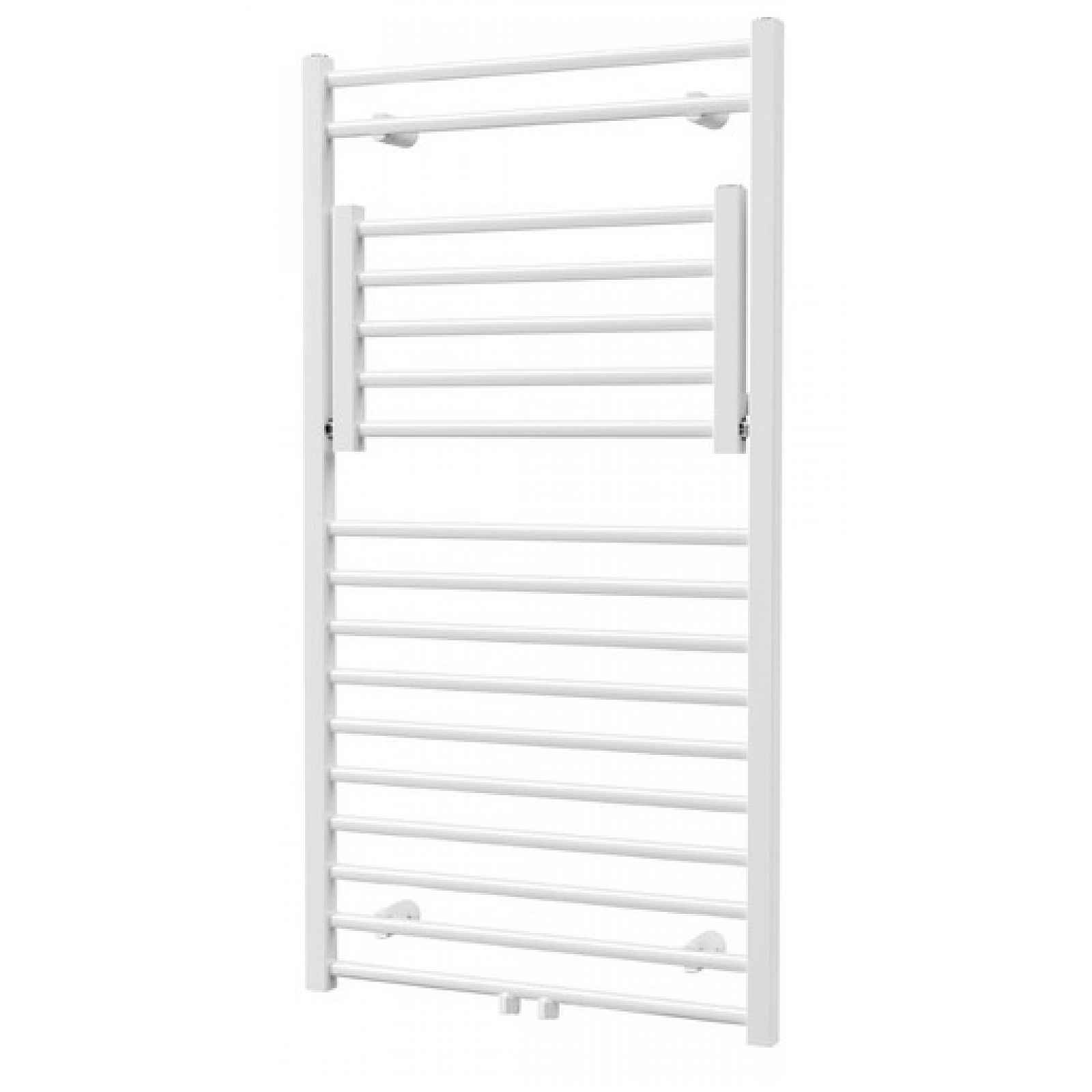 Radiátor ISAN Flexi 155,5x60 cm bílá, středové připojení DFLE15550600SS